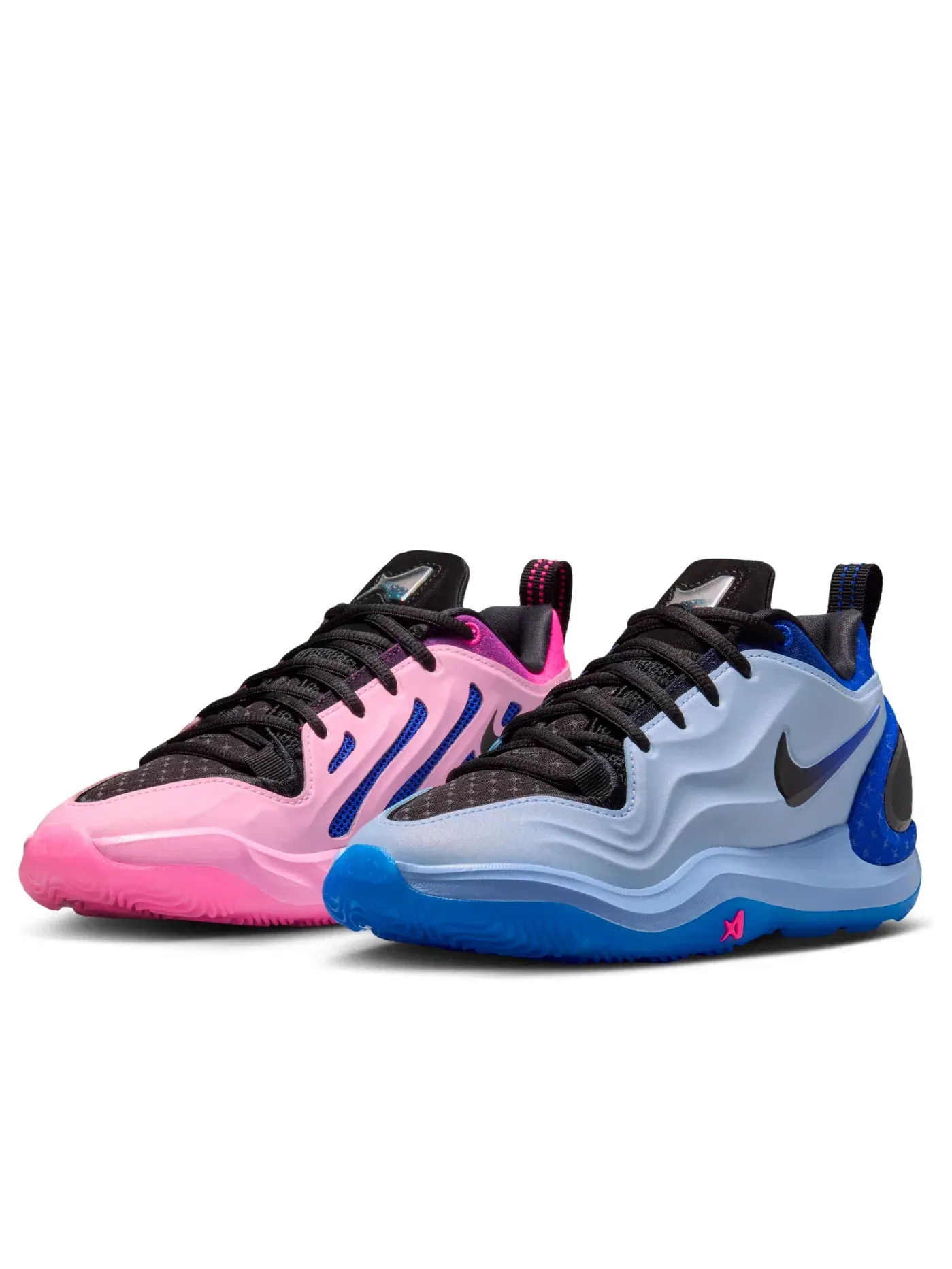Детские кроссовки для баскетбола с шнуровкой Nike A'Two — изображение 2 из 6, мульти