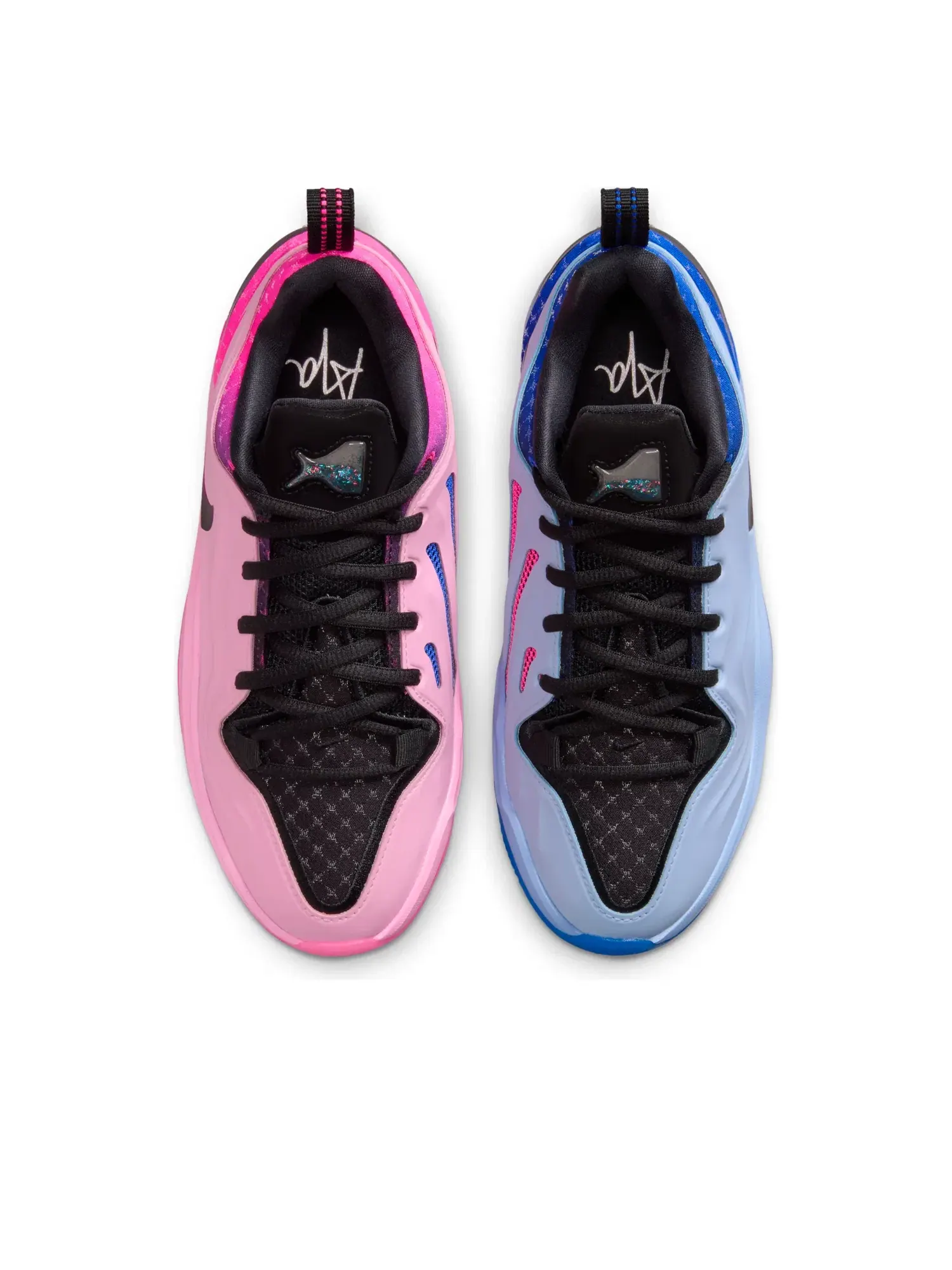Детские кроссовки для баскетбола с шнуровкой Nike A'Two — изображение 3 из 6, мульти