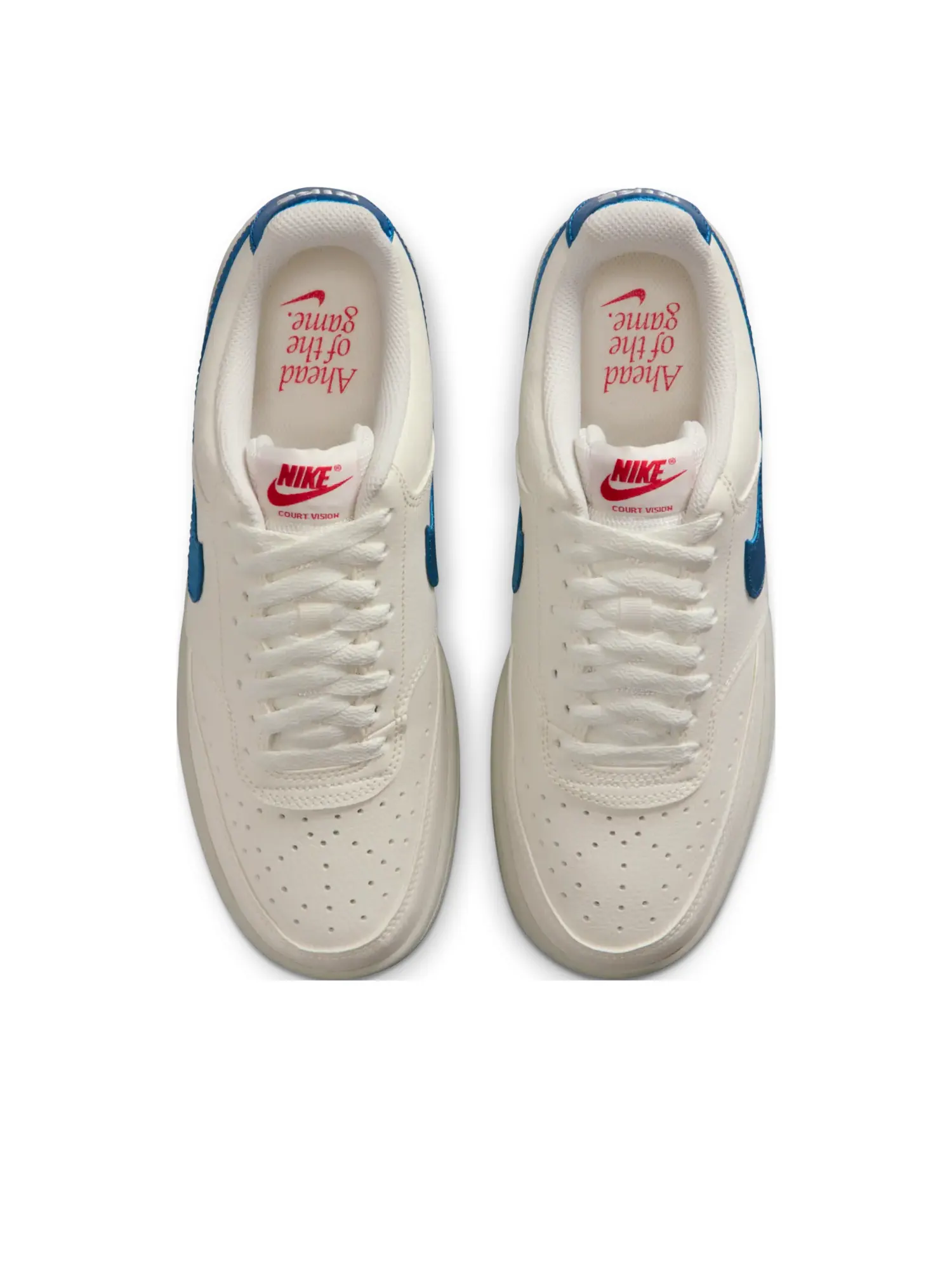 Кроссовки (WMNS) Nike Court Vision Low 'Sail Industrial Blue' — изображение 6 из 7, белый