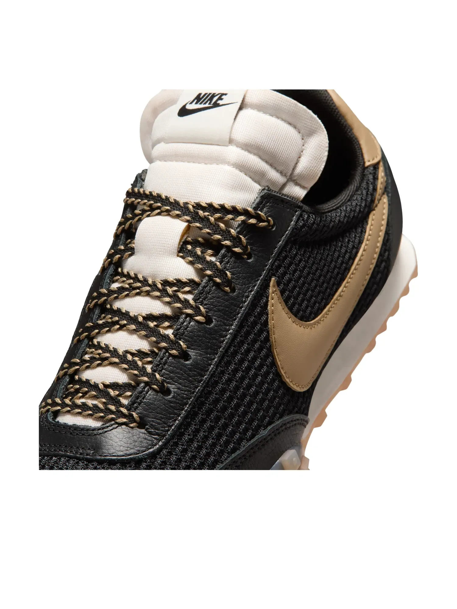 Мужские кроссовки для бега с шнуровкой Nike Waffle Racer SE — изображение 5 из 6, черный