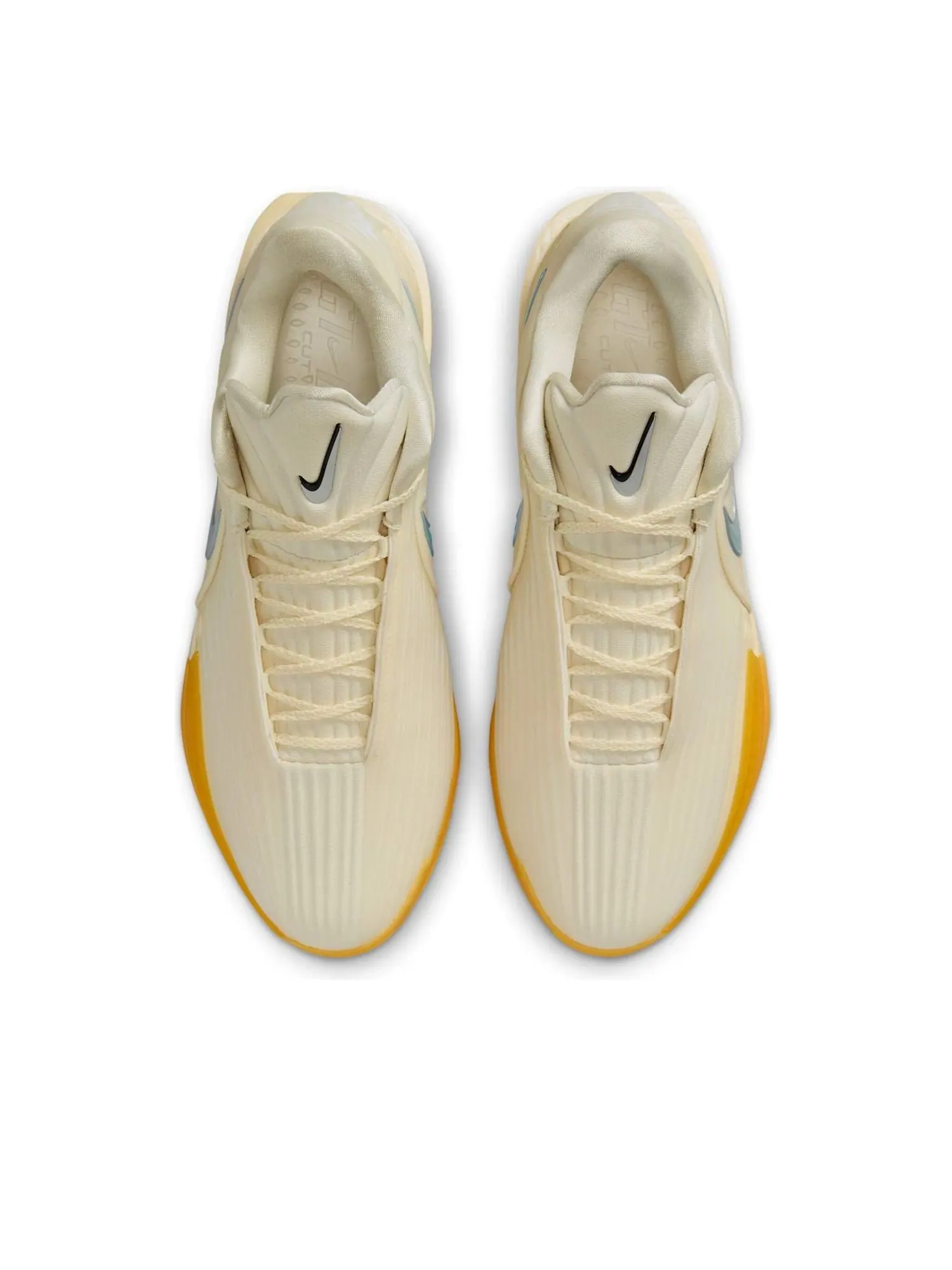 Кроссовки Nike Air Zoom G.T. Cut 3 Turbo EP 'Coconut Milk Chrome Amarillo' — изображение 2 из 6, желтый