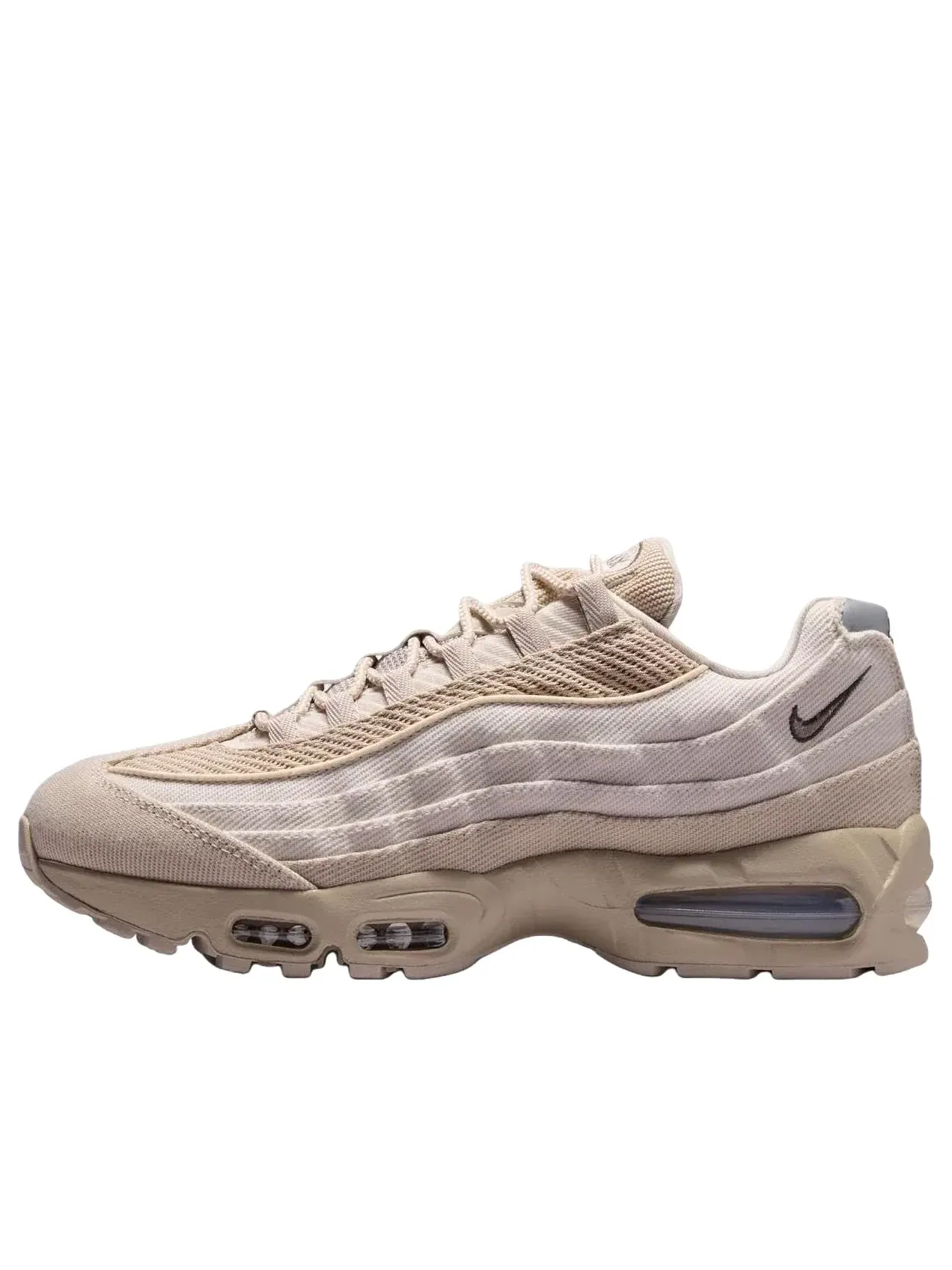 Мужские кроссовки с шнуровкой Air Max 95 Nike — изображение 1 из 6, бежевый