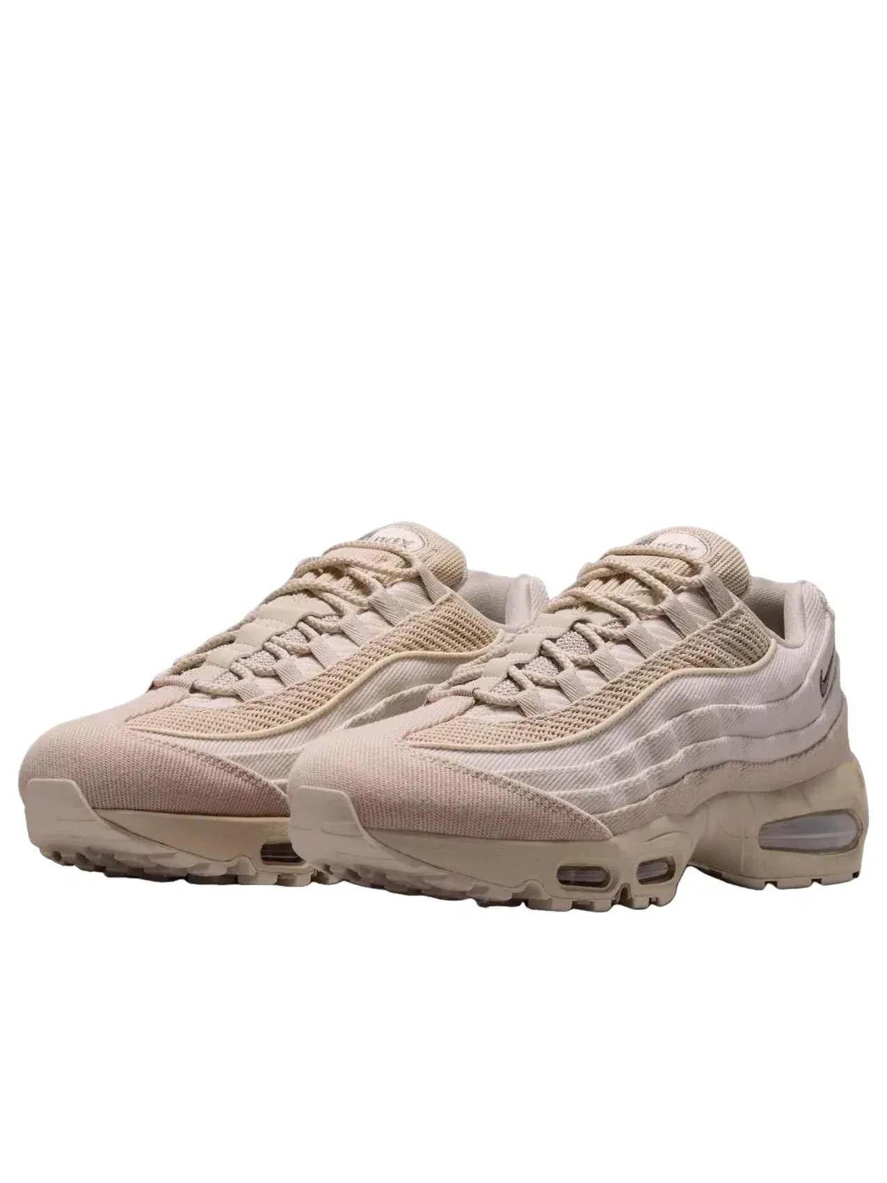 Мужские кроссовки с шнуровкой Air Max 95 Nike — изображение 3 из 6, бежевый