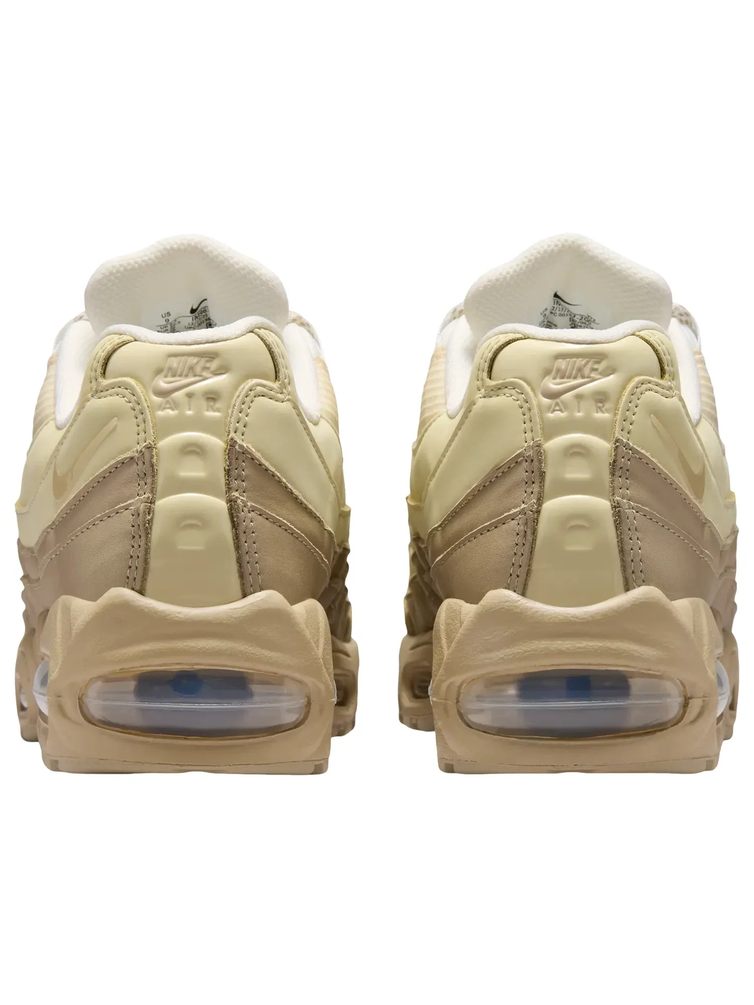Женские кроссовки с шнуровкой Air Max 95 Nike — изображение 4 из 7, бежевый