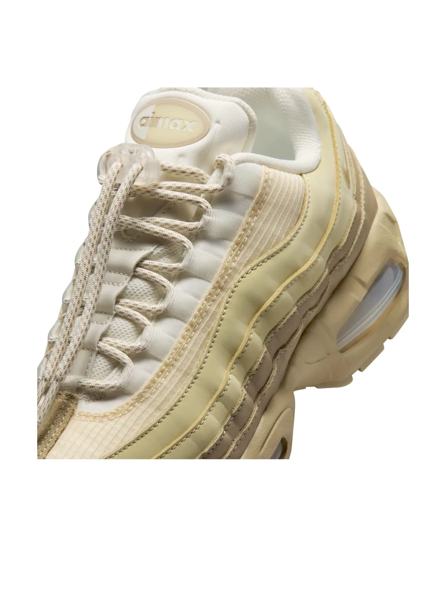 Женские кроссовки с шнуровкой Air Max 95 Nike — изображение 6 из 7, бежевый