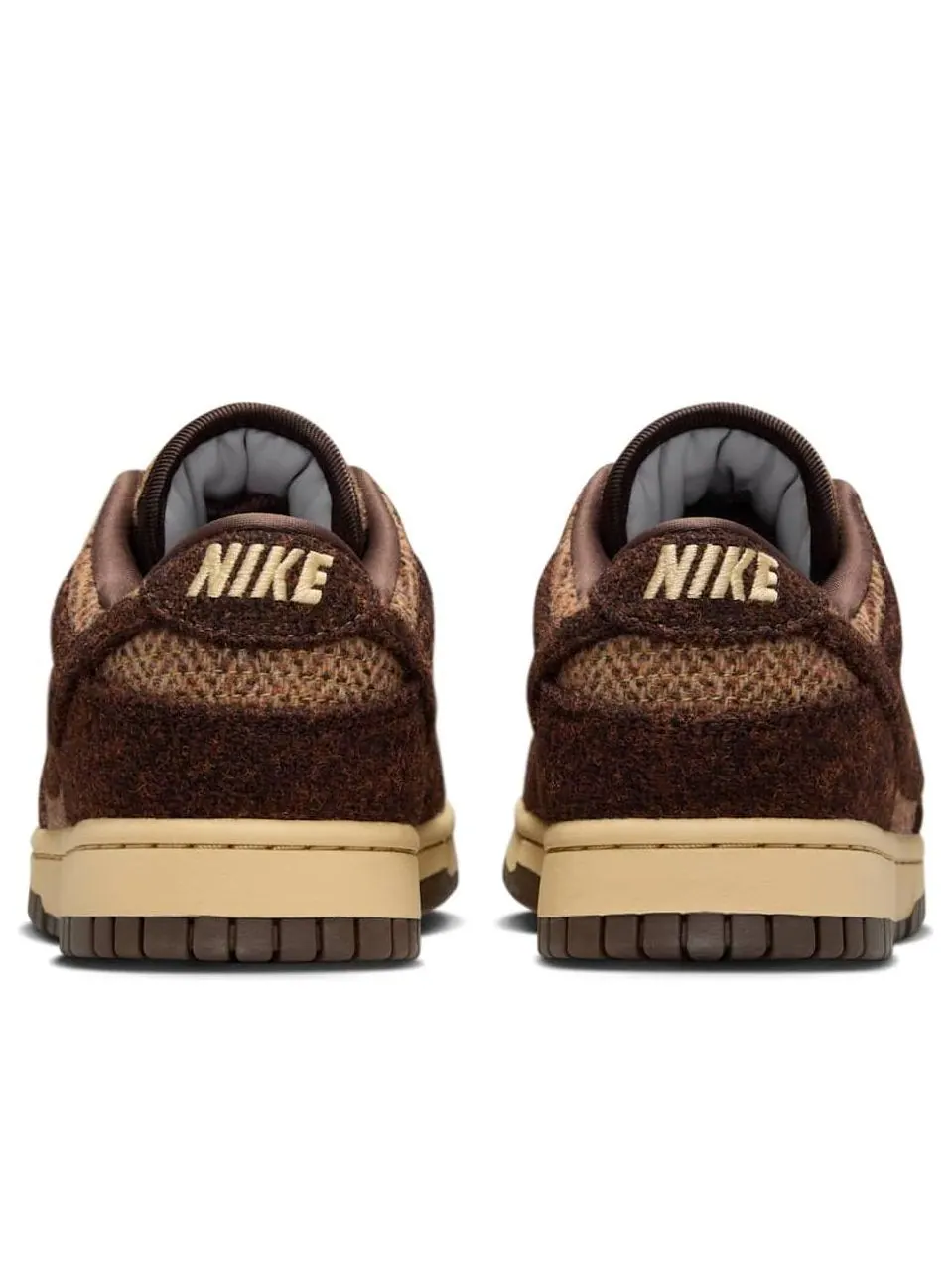 Кроссовки (WMNS) Nike x Harris Tweed Dunk Low 'Sesame' — изображение 3 из 6, коричневый