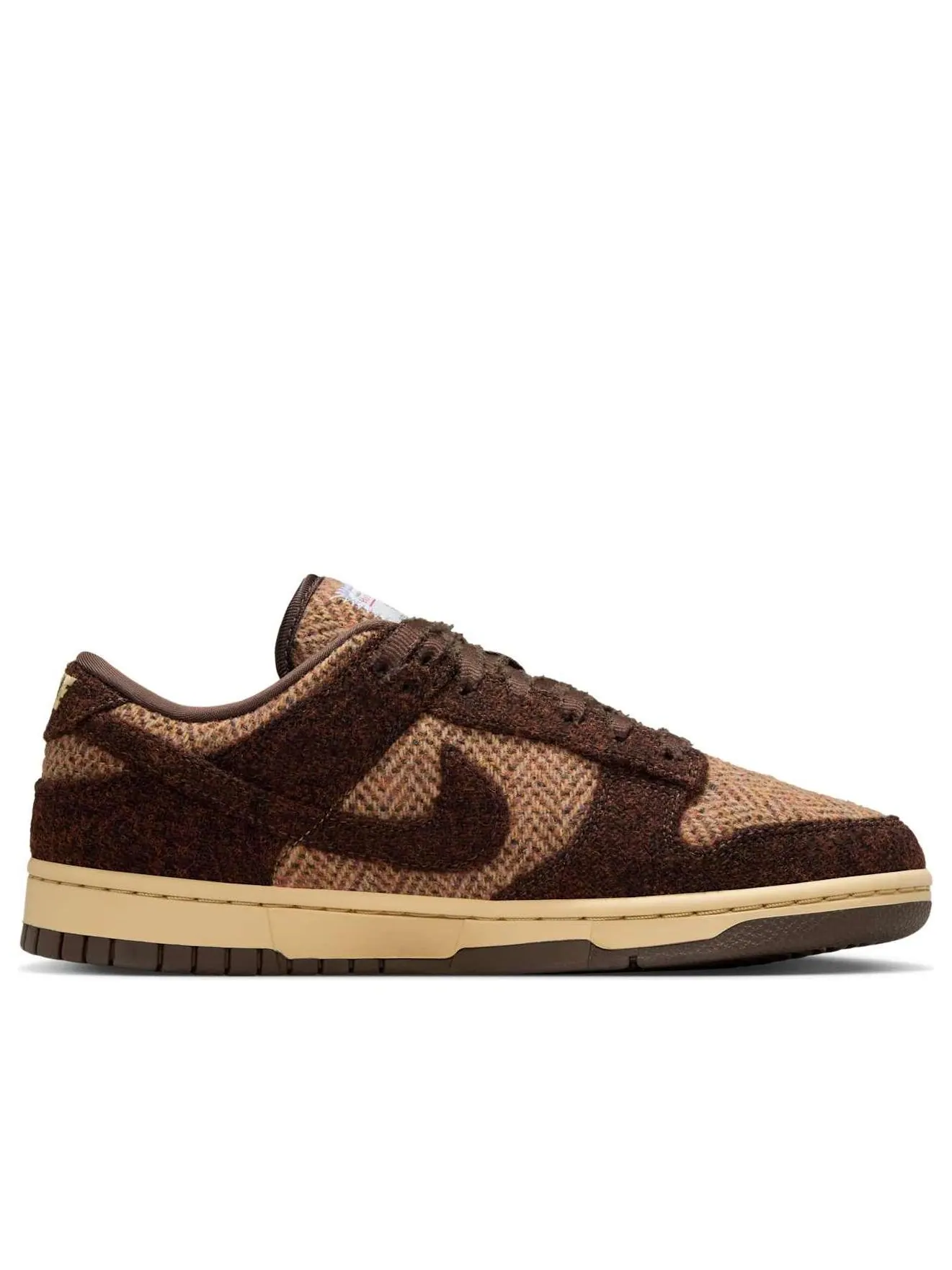 Кроссовки (WMNS) Nike x Harris Tweed Dunk Low 'Sesame' — изображение 6 из 6, коричневый