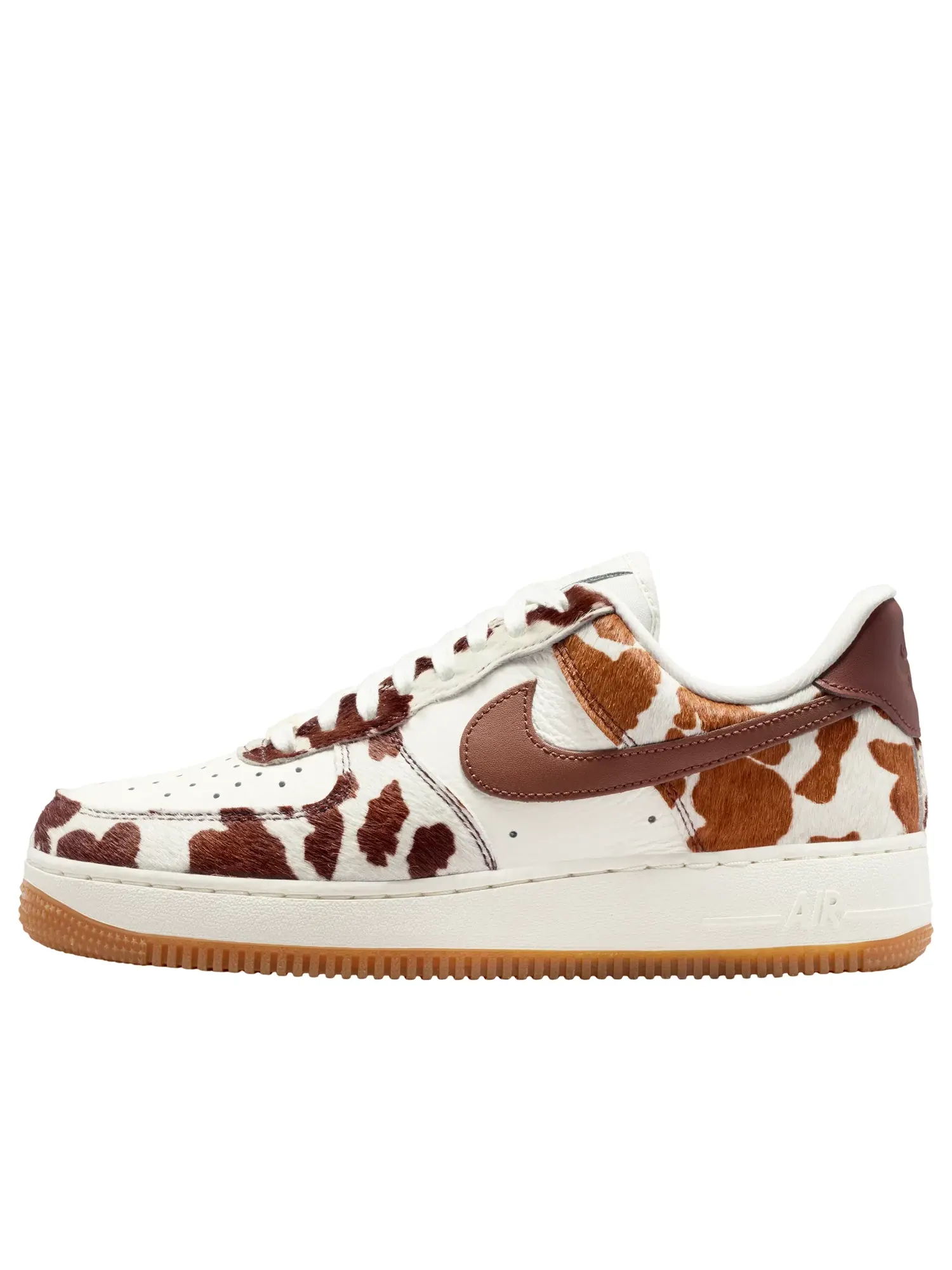 Кроссовки Nike Air Force 1 Low 'Cow Print Field Brown' IO0442-200 — изображение 1 из 6, белый