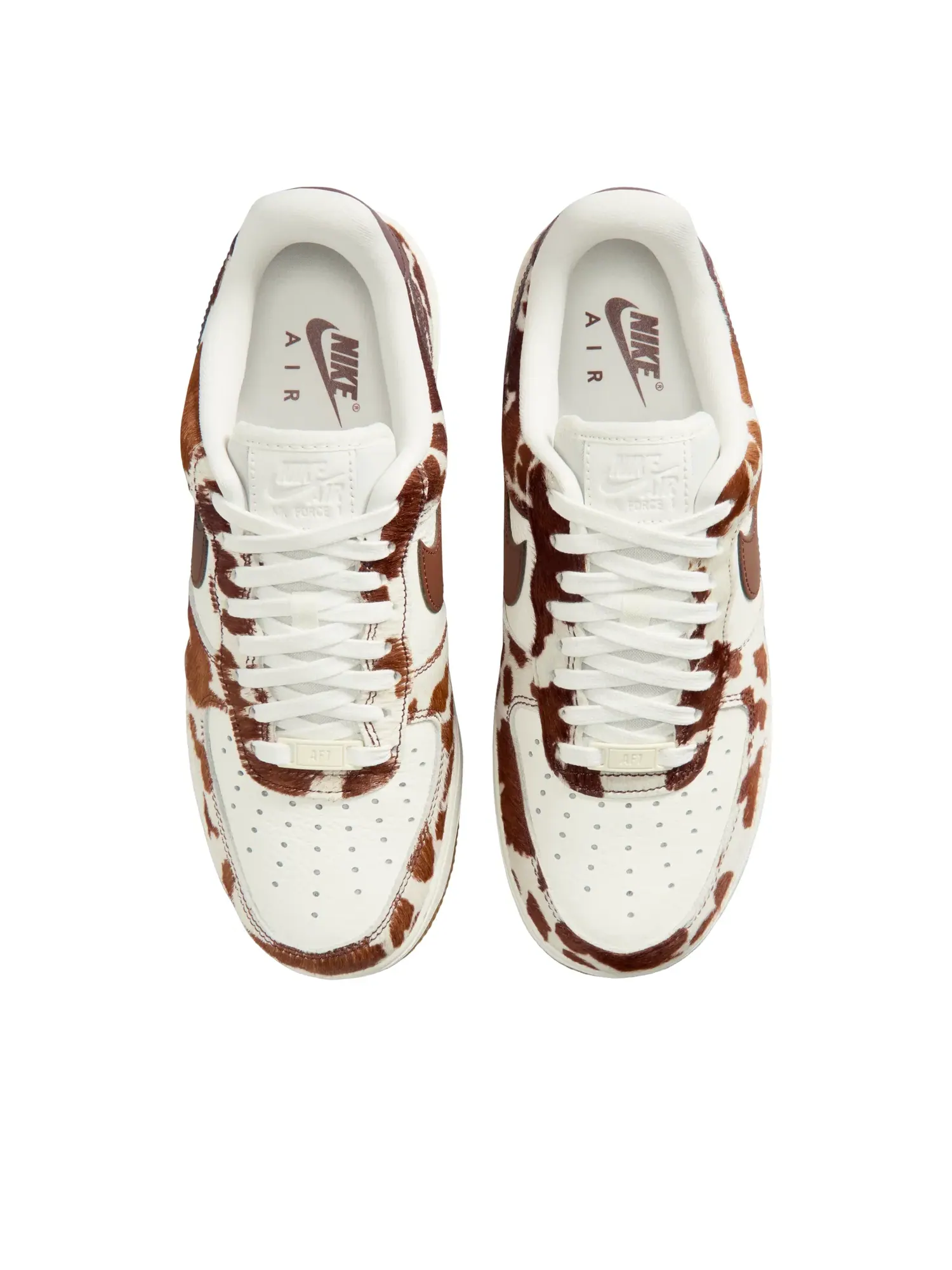 Кроссовки Nike Air Force 1 Low 'Cow Print Field Brown' IO0442-200 — изображение 2 из 6, белый
