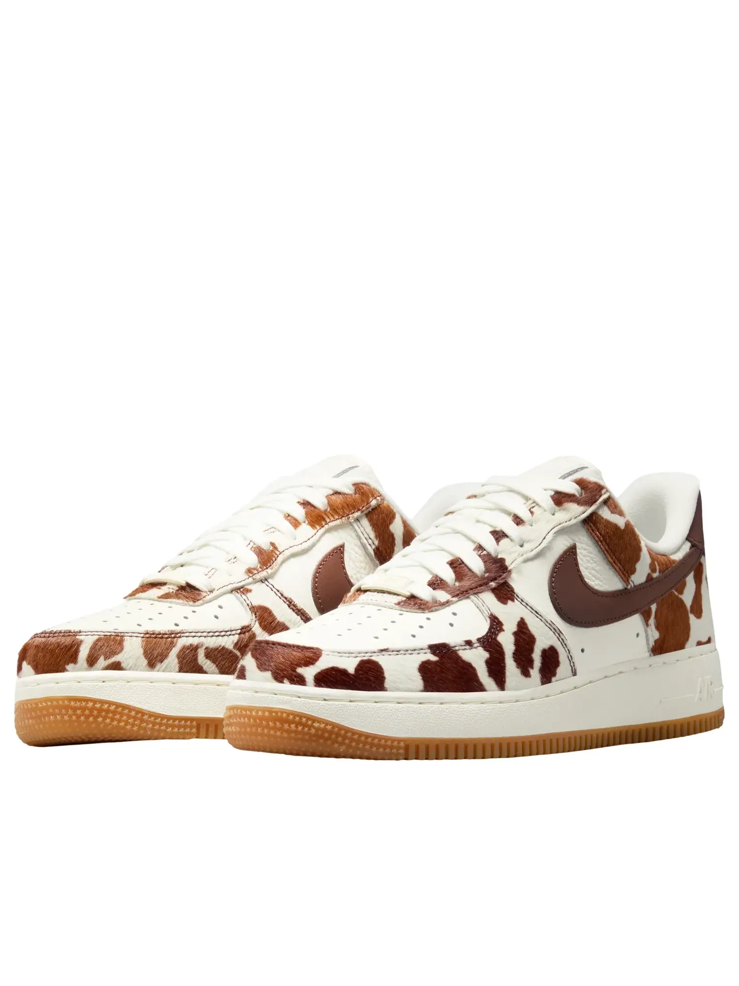 Кроссовки Nike Air Force 1 Low 'Cow Print Field Brown' IO0442-200 — изображение 4 из 6, белый