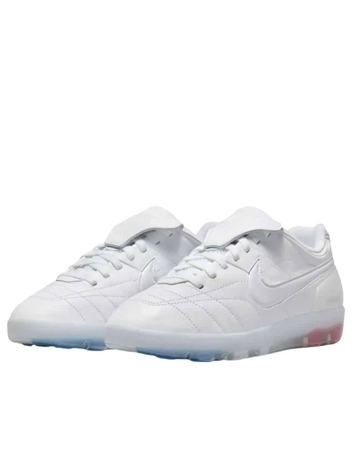 Мужские кроссовки с кожаным верхом Nike x France x Jacquemus Cryoshot Tiempo R10 — изображение 2 из 4, белый