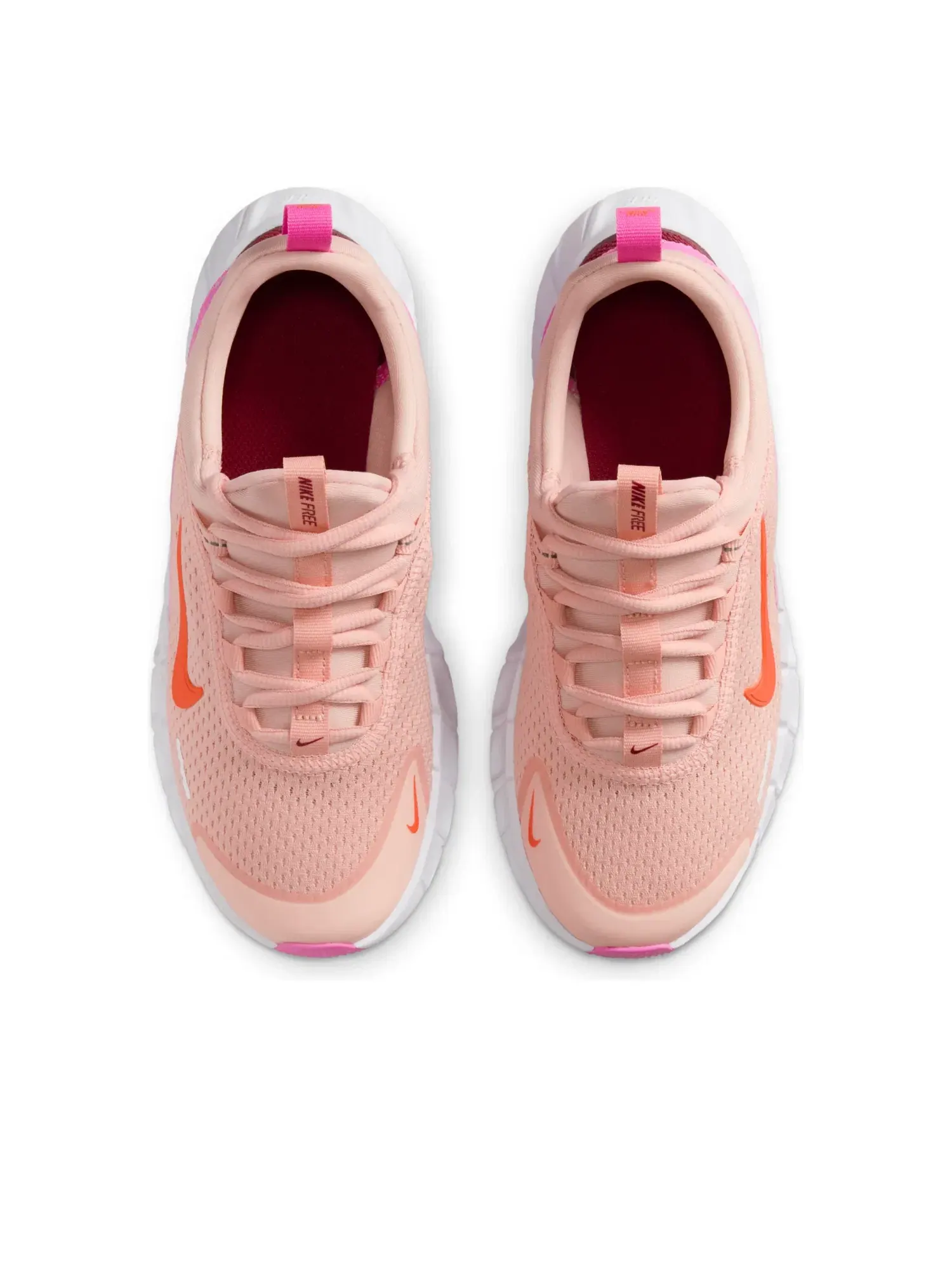 Кроссовки Nike Free Ride 'Arctic Orange Playful Pink' IO1642-800 — изображение 2 из 6, розовый