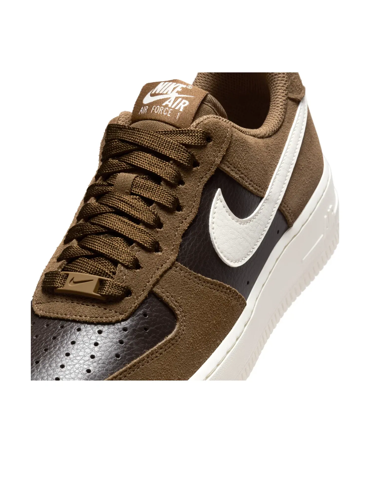 Мужские кроссовки Nike Air Force 1 07 с закрытой шнуровкой — изображение 5 из 7, коричневый