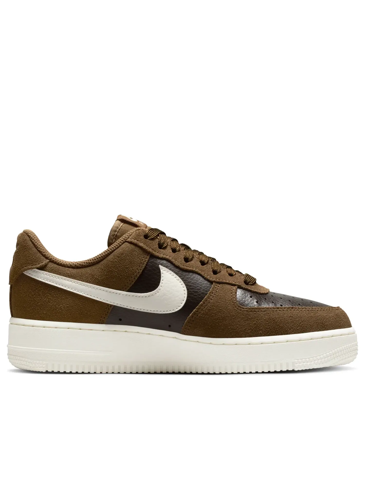 Мужские кроссовки Nike Air Force 1 07 с закрытой шнуровкой — изображение 6 из 7, коричневый