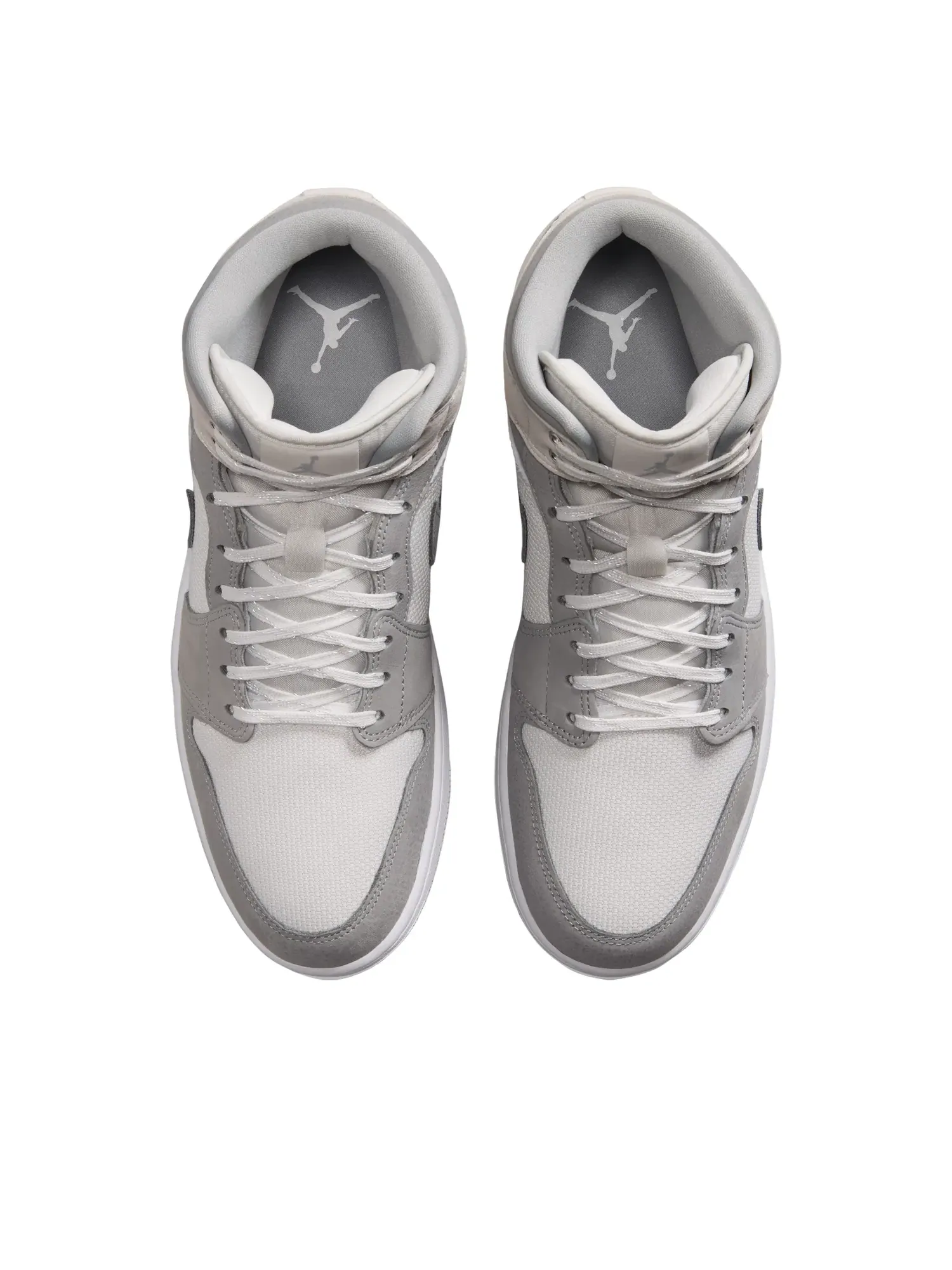 Мужские кроссовки с высоким верхом Air Jordan 1 Mid Summit White — изображение 2 из 6, белый
