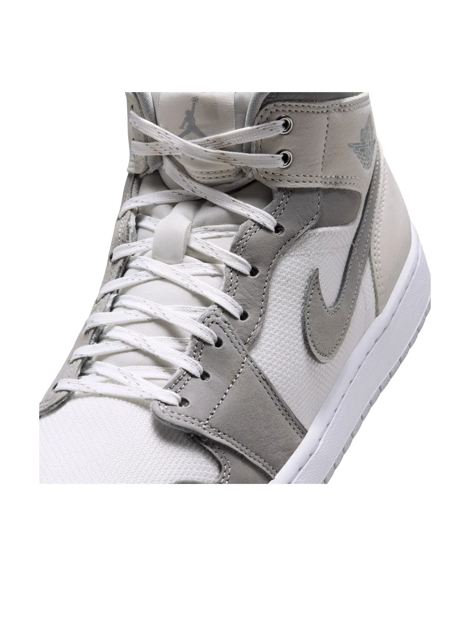 Мужские кроссовки с высоким верхом Air Jordan 1 Mid Summit White — изображение 5 из 6, белый
