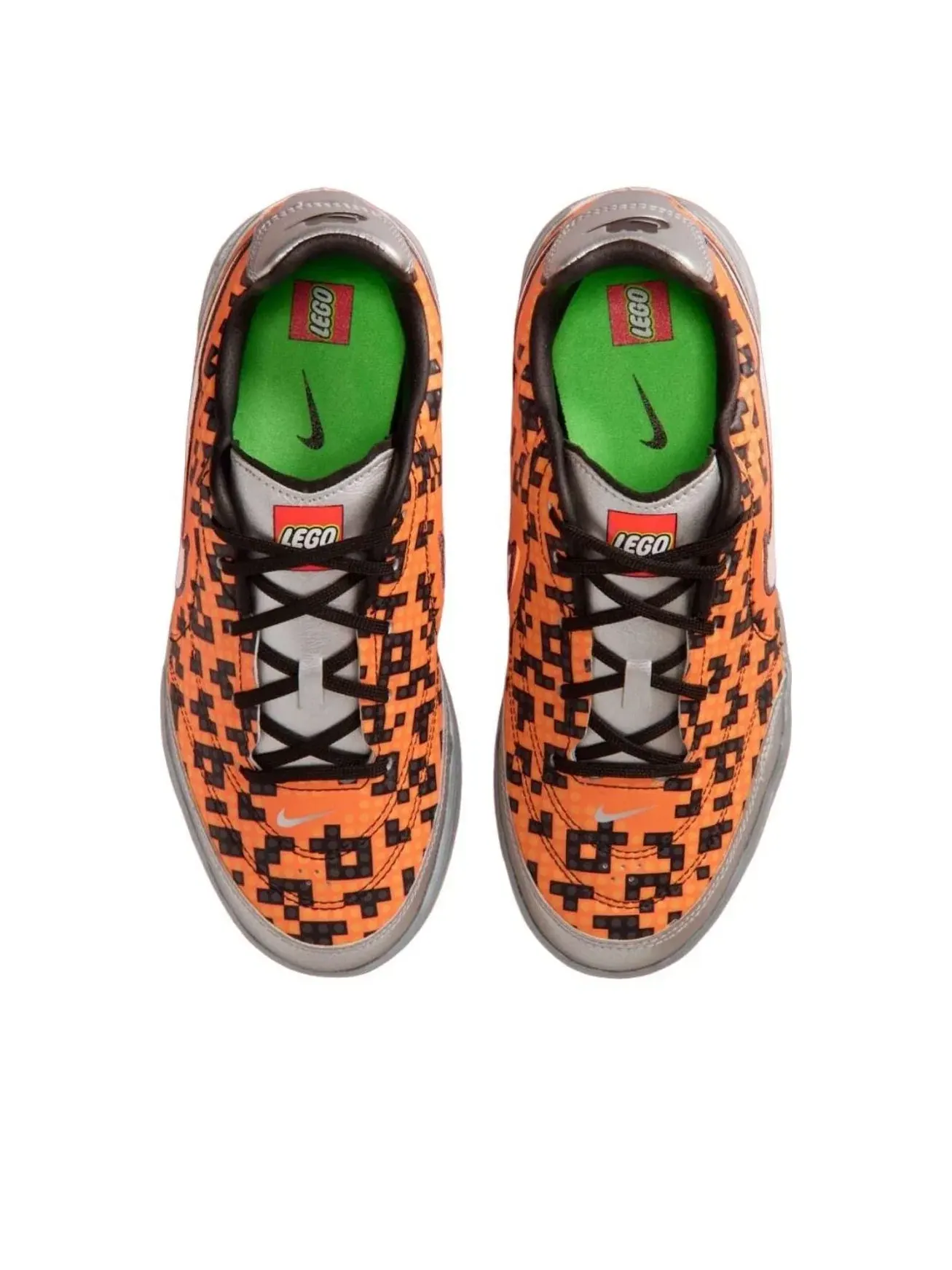 Детские кроссовки для мальчиков с принтом Nike x LEGO Streetgato — изображение 3 из 4, оранжевый