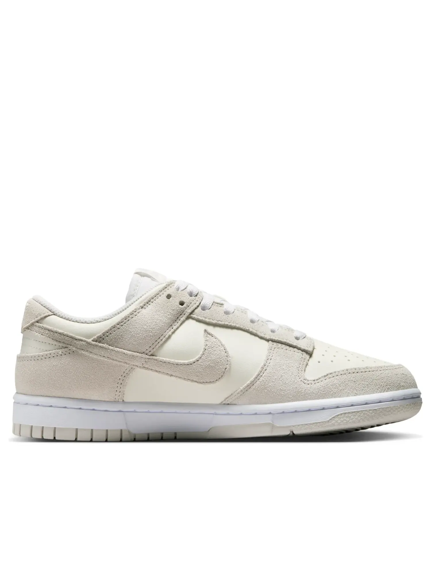 Кроссовки (WMNS) Nike Dunk Low Suede 'Sail Vast Grey' — изображение 7 из 7, белый