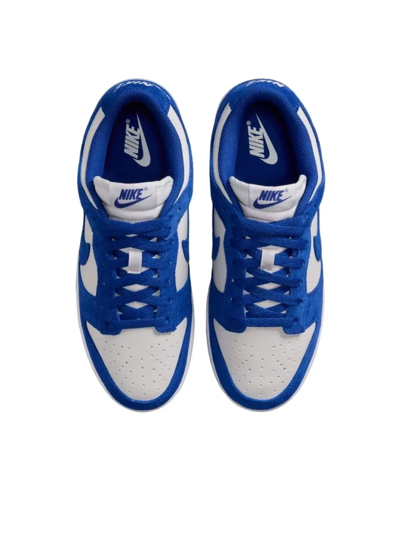 Женские кроссовки с кожаным верхом Dunk Low Old Royal Nike — изображение 3 из 5, синий