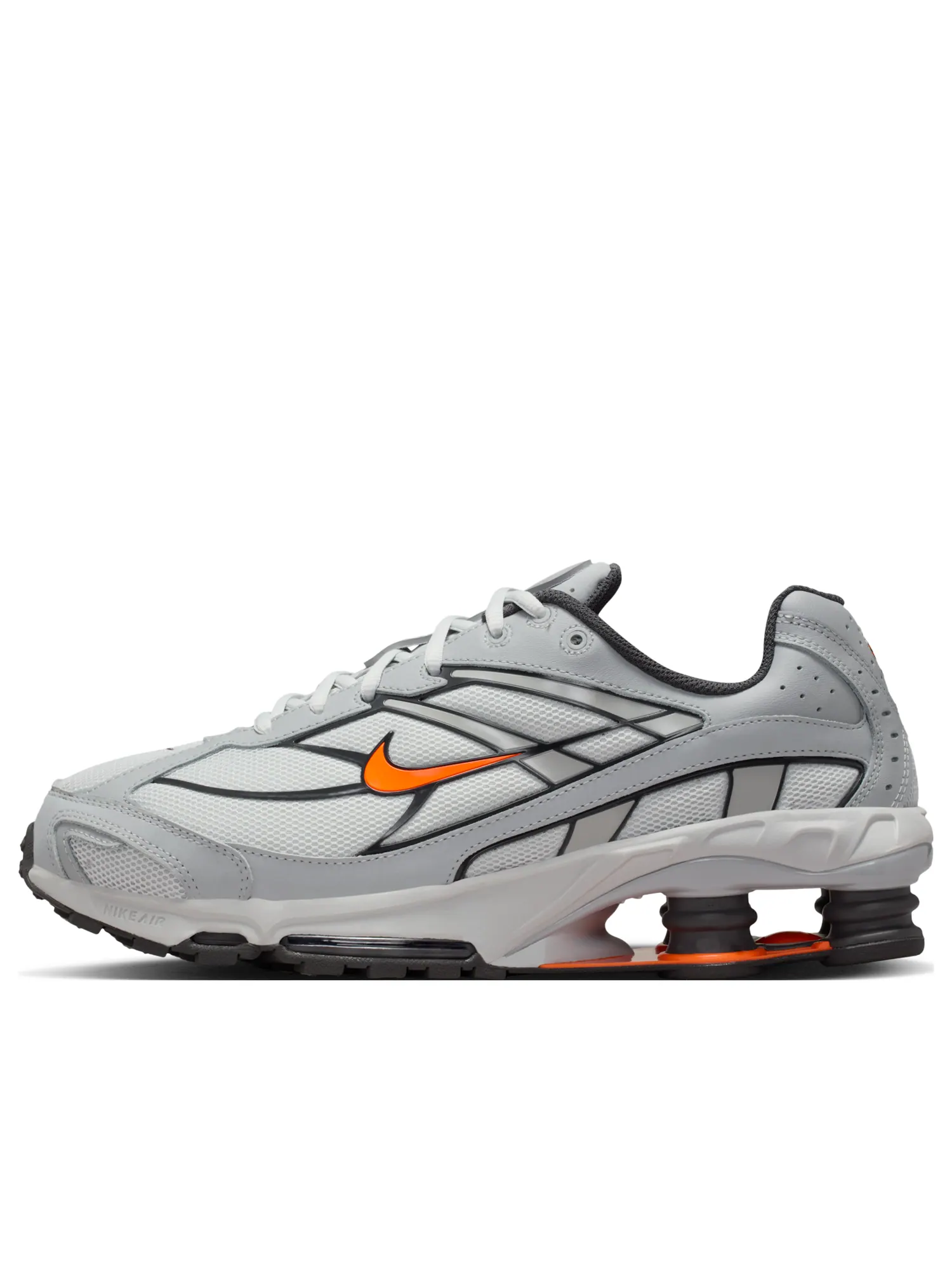 Кроссовки Nike Shox Ride 2 'Light Smoke Grey Total Orange' — изображение 1 из 6, светлый серый//оранжевый