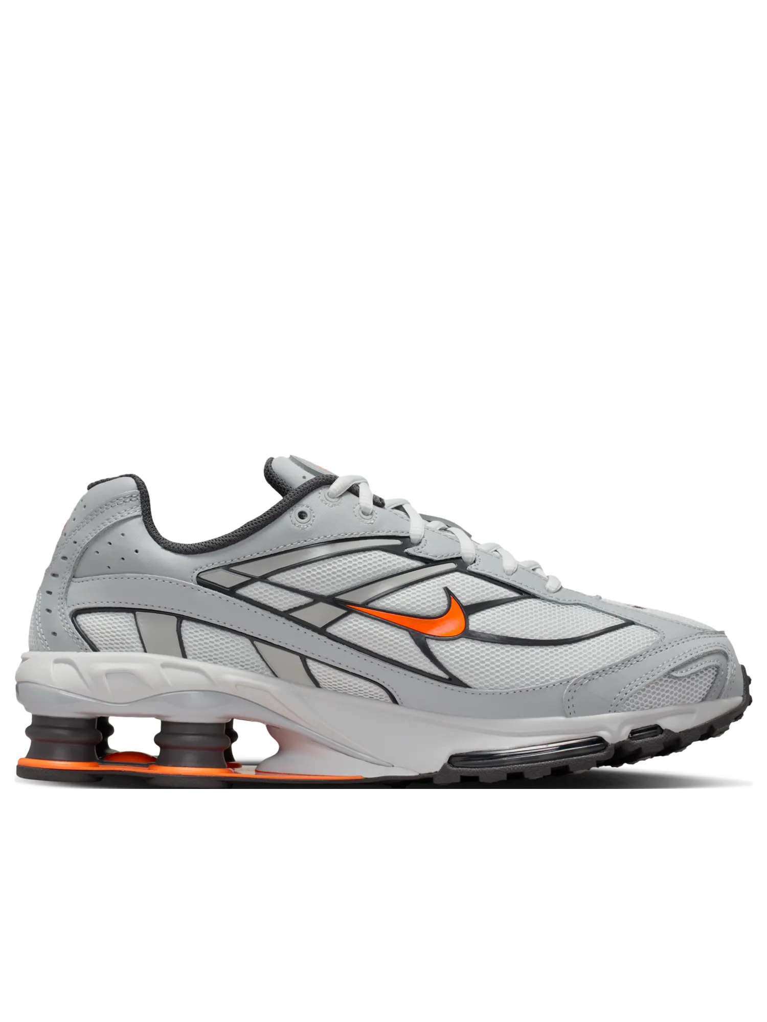 Кроссовки Nike Shox Ride 2 'Light Smoke Grey Total Orange' — изображение 2 из 6, светлый серый//оранжевый