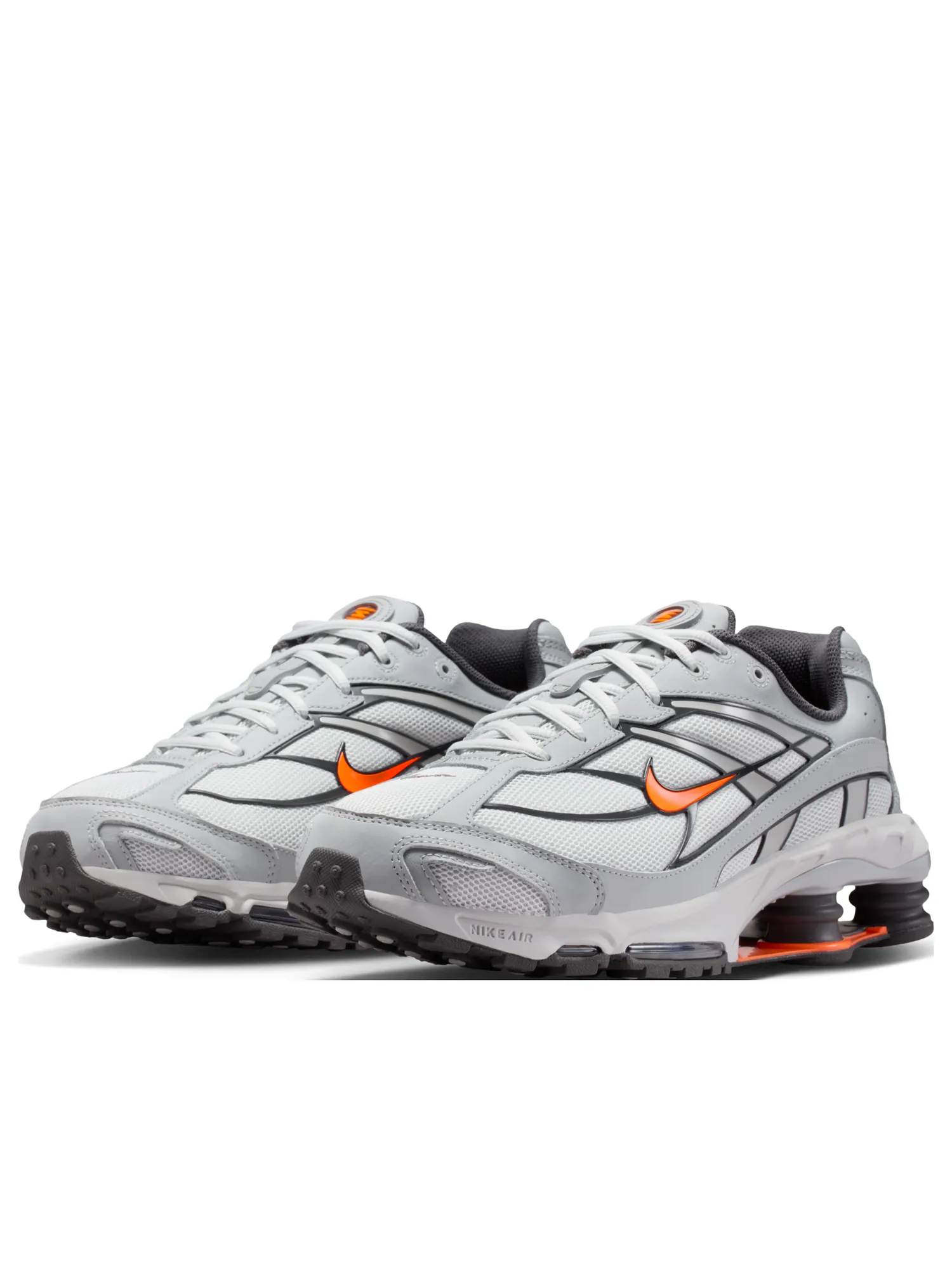 Кроссовки Nike Shox Ride 2 'Light Smoke Grey Total Orange' — изображение 4 из 6, светлый серый//оранжевый
