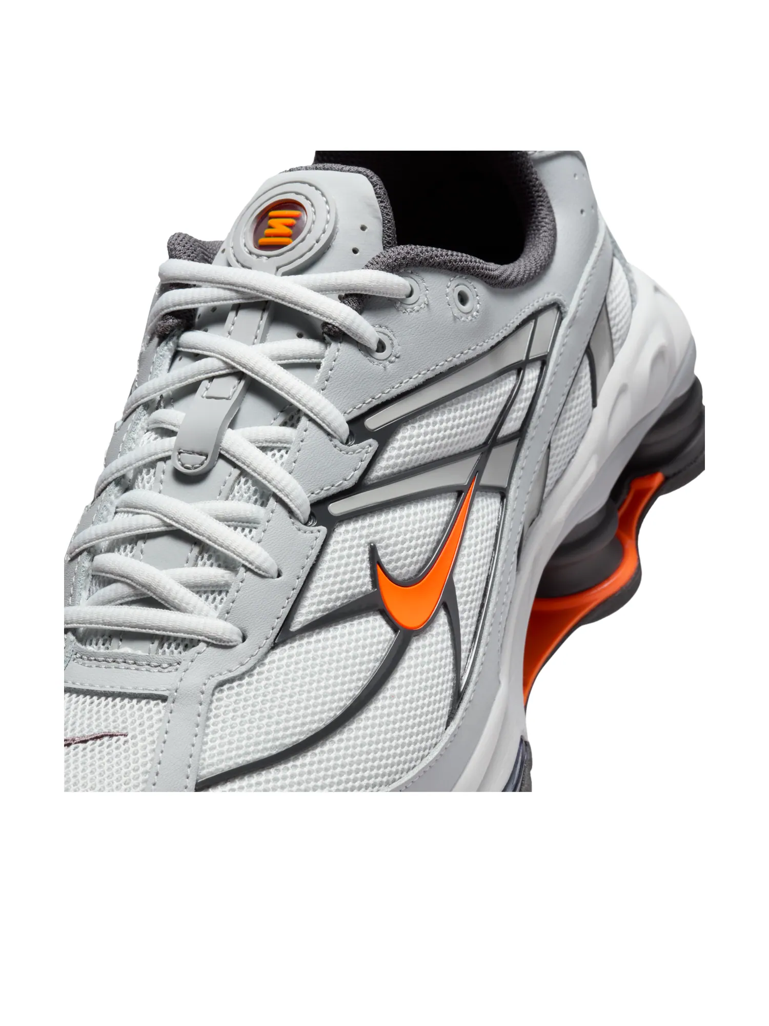 Кроссовки Nike Shox Ride 2 'Light Smoke Grey Total Orange' — изображение 5 из 6, светлый серый//оранжевый