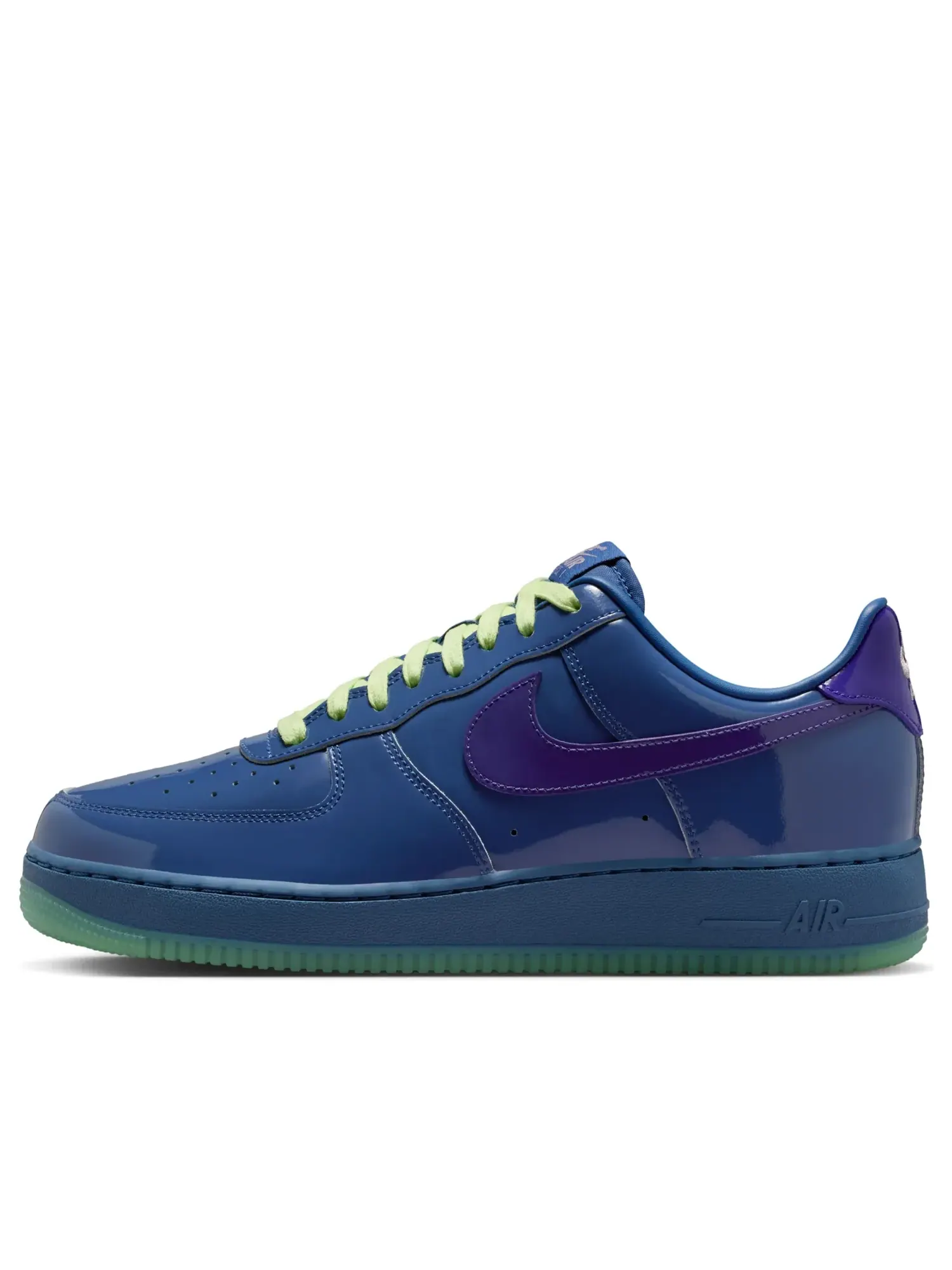 Кроссовки Nike Air Force 1 Low 'Mystic Navy Grape Ice Patent' — изображение 1 из 6, темно-синий