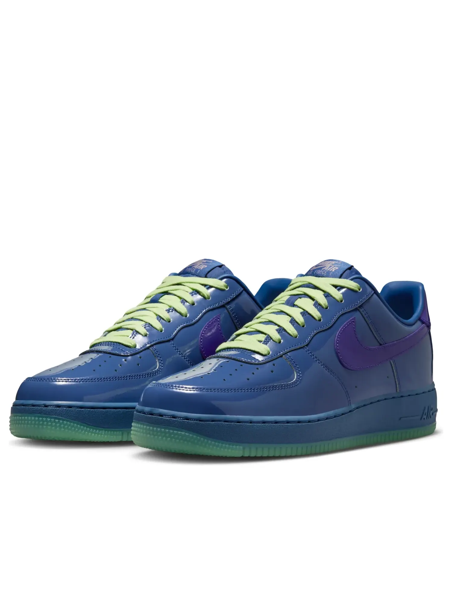 Кроссовки Nike Air Force 1 Low 'Mystic Navy Grape Ice Patent' — изображение 4 из 6, темно-синий