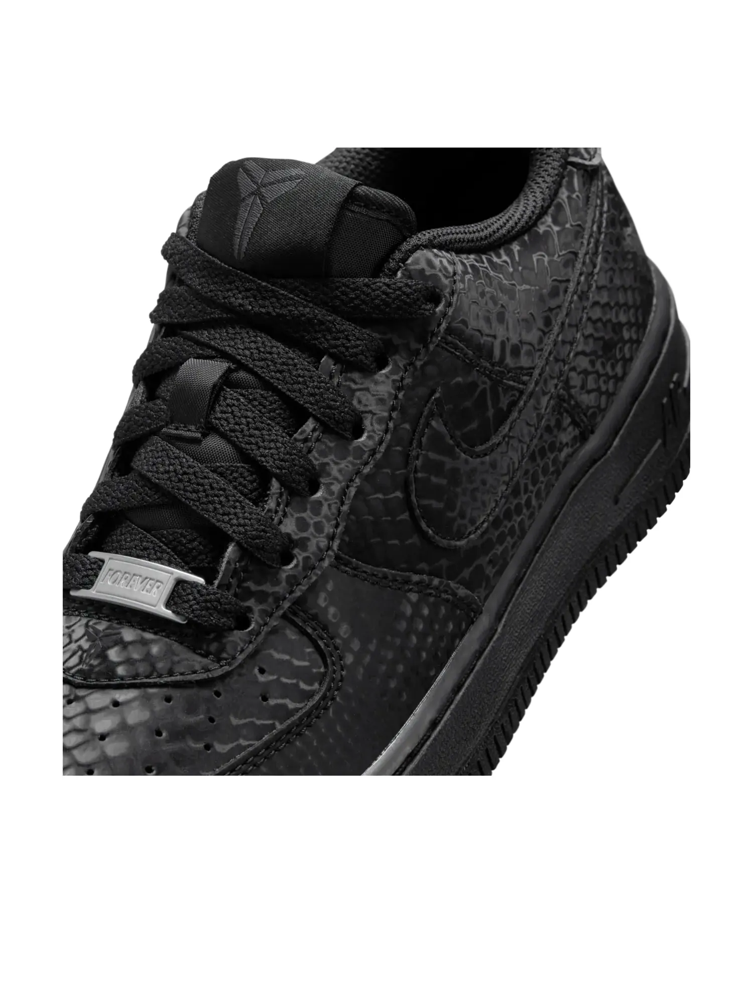 Кроссовки (GS) Nike Air Force 1 Low 'Kobe Bryant - Black' — изображение 5 из 6, черный