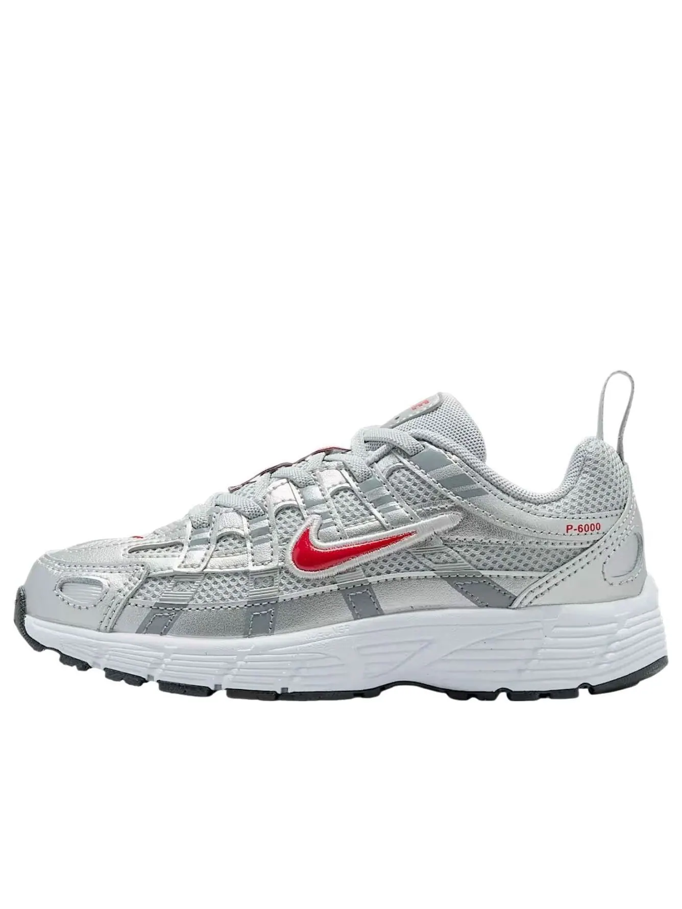 (PS) Nike P-6000 'Metallic Silver Cool Gray Fitness Red' — изображение 1 из 6