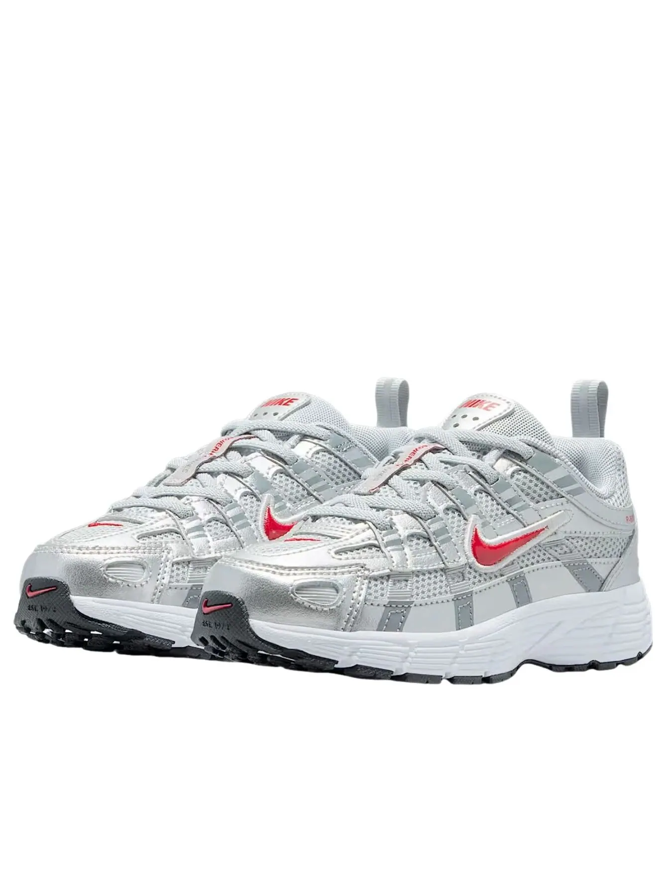(PS) Nike P-6000 'Metallic Silver Cool Gray Fitness Red' — изображение 3 из 6