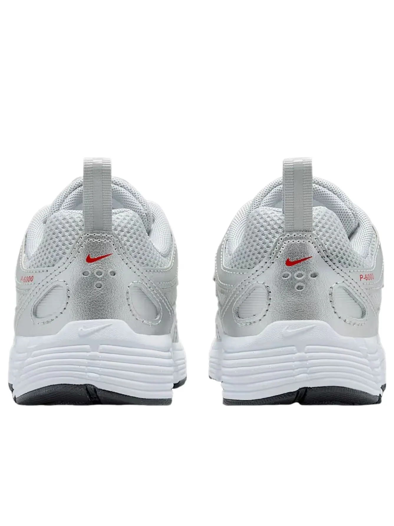 (PS) Nike P-6000 'Metallic Silver Cool Gray Fitness Red' — изображение 4 из 6