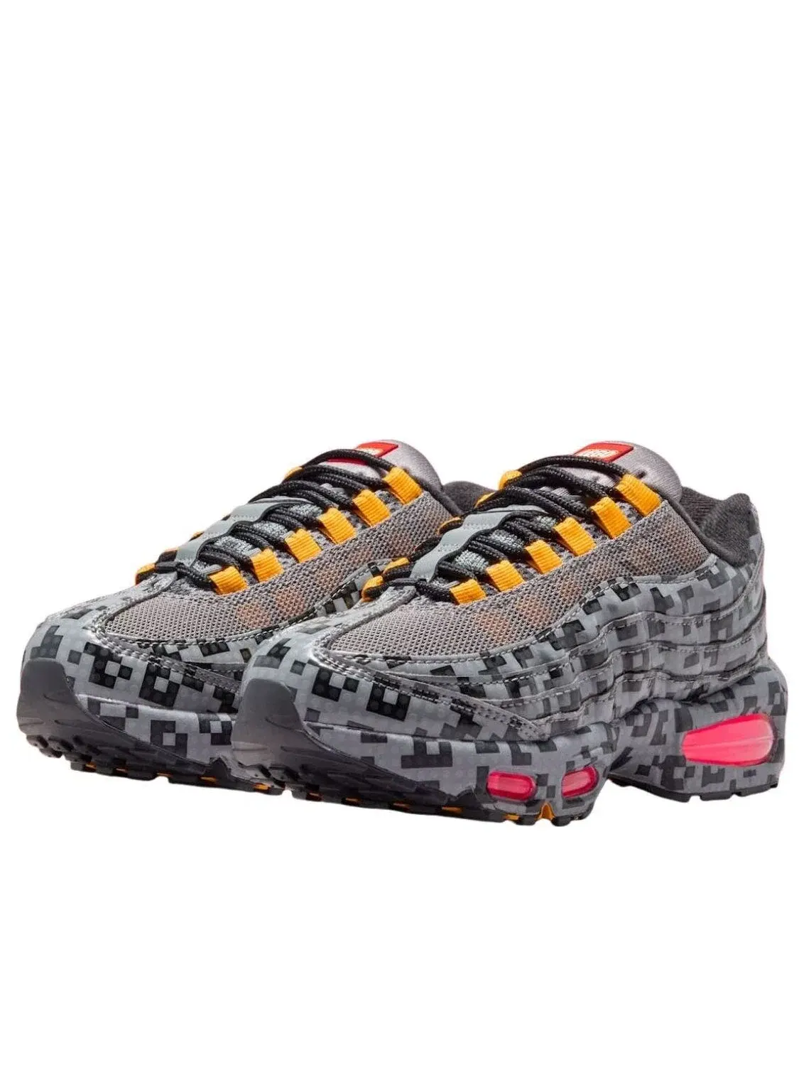 Детские кроссовки с шнуровкой Nike x LEGO Air Max 95 — изображение 2 из 4, серый