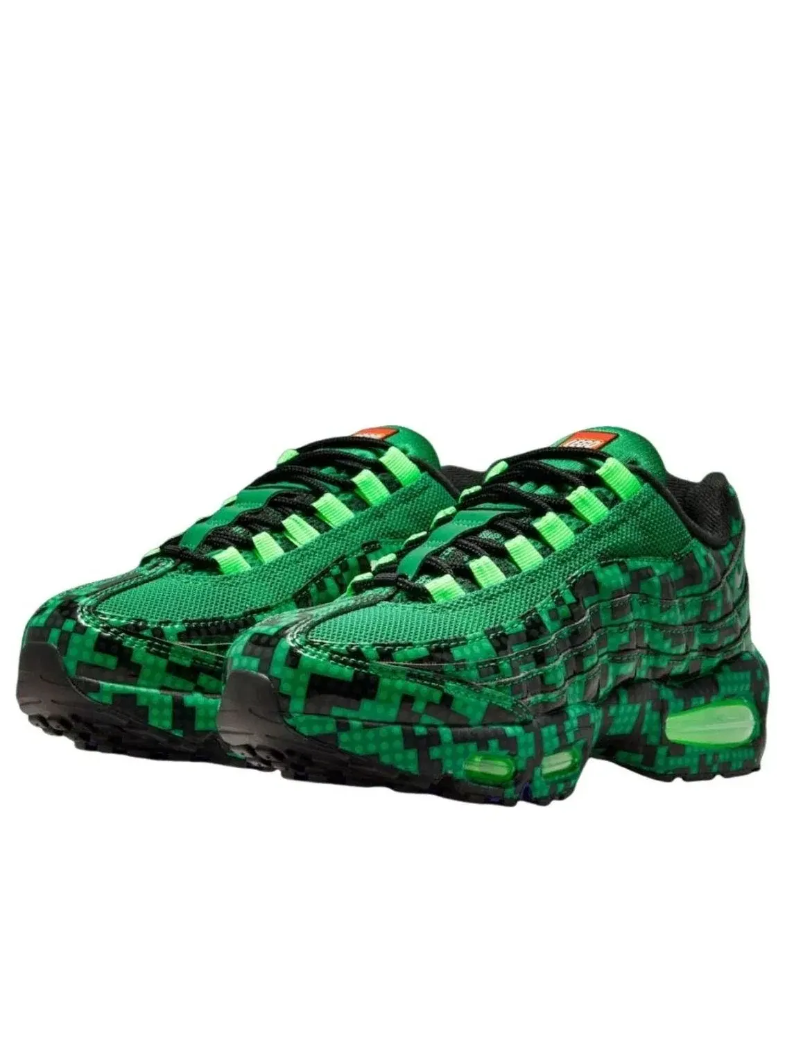Детские кроссовки Nike x LEGO Air Max 95 Lucky — изображение 2 из 4, зеленый