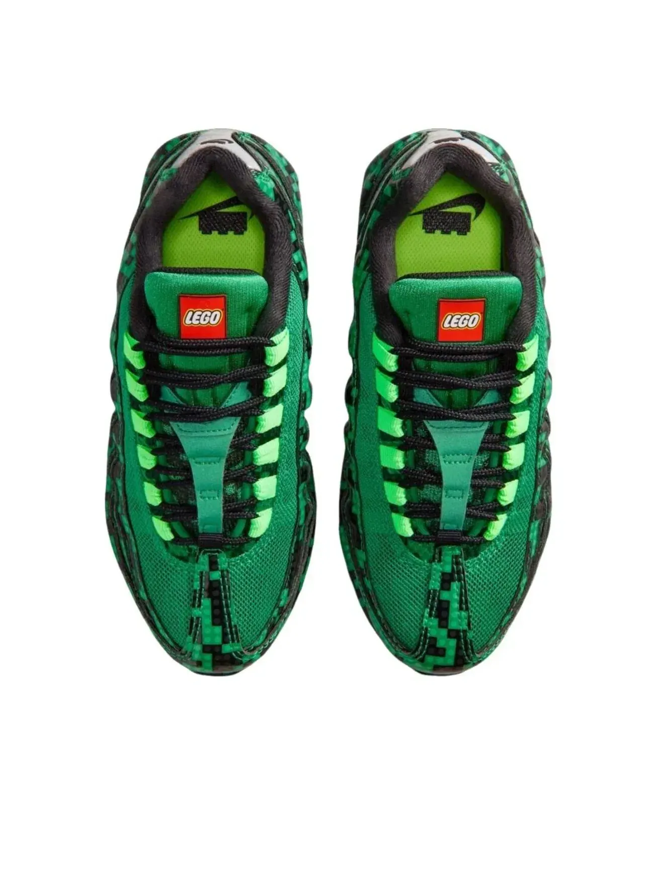 Детские кроссовки Nike x LEGO Air Max 95 Lucky — изображение 3 из 4, зеленый