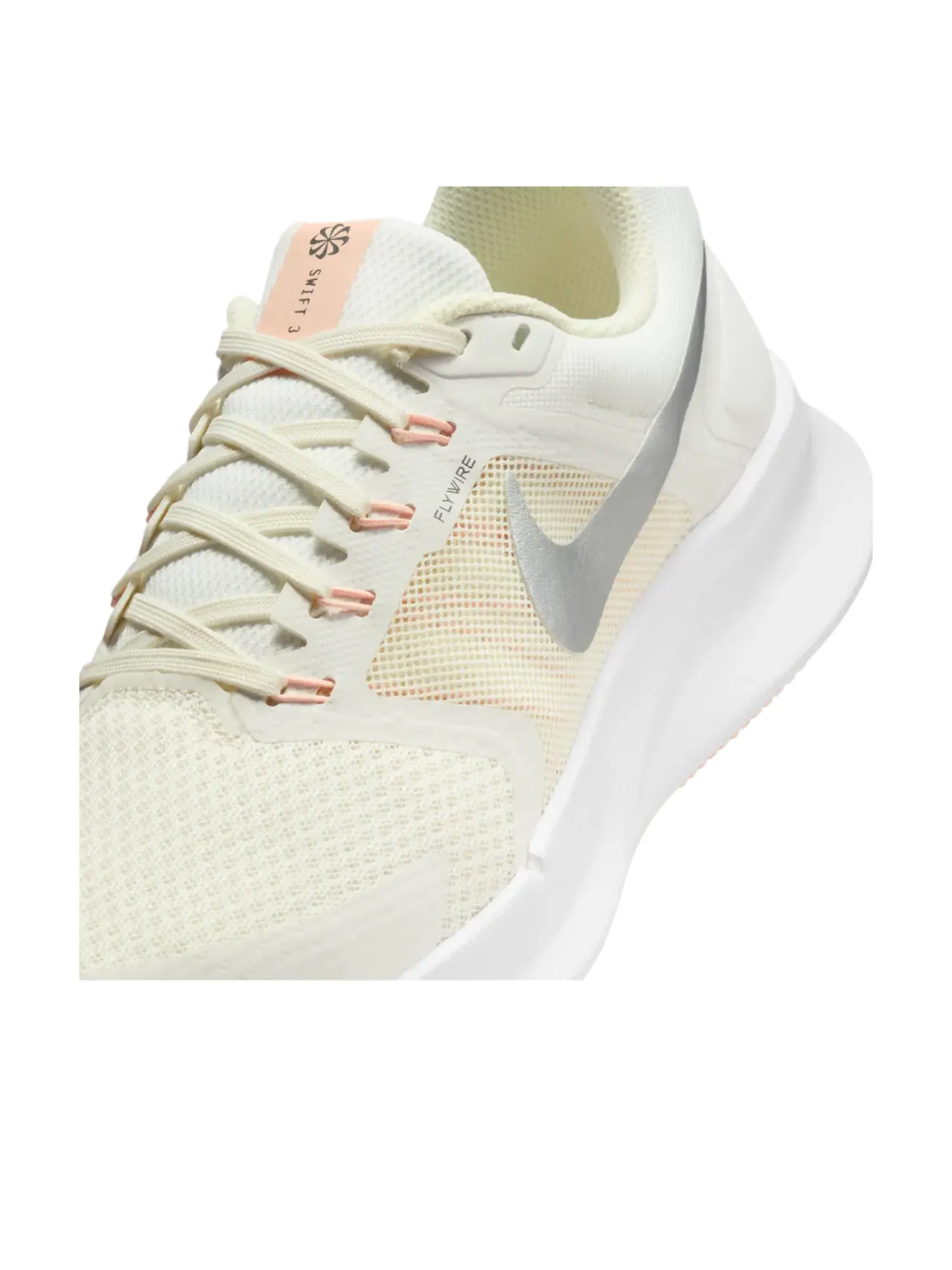 Кроссовки (WMNS) Nike Run Swift 3 'Sail Silver Silt Red' — изображение 5 из 7, белый