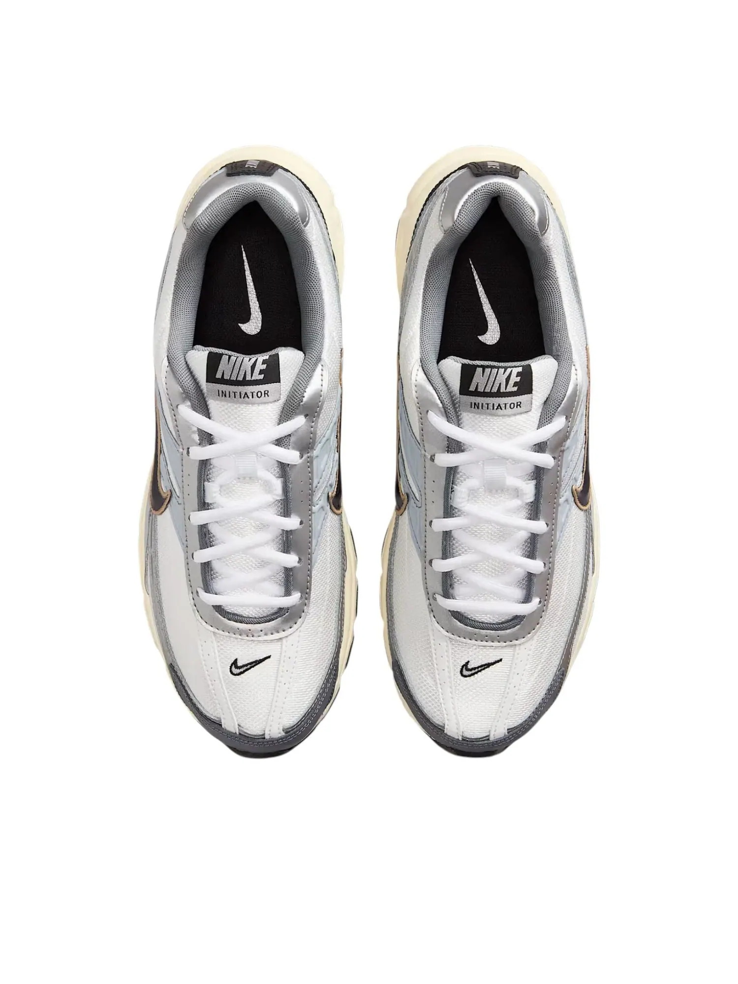 Nike Initiator 'Summit White Coconut Milk Metallic Silver Black' — изображение 2 из 6