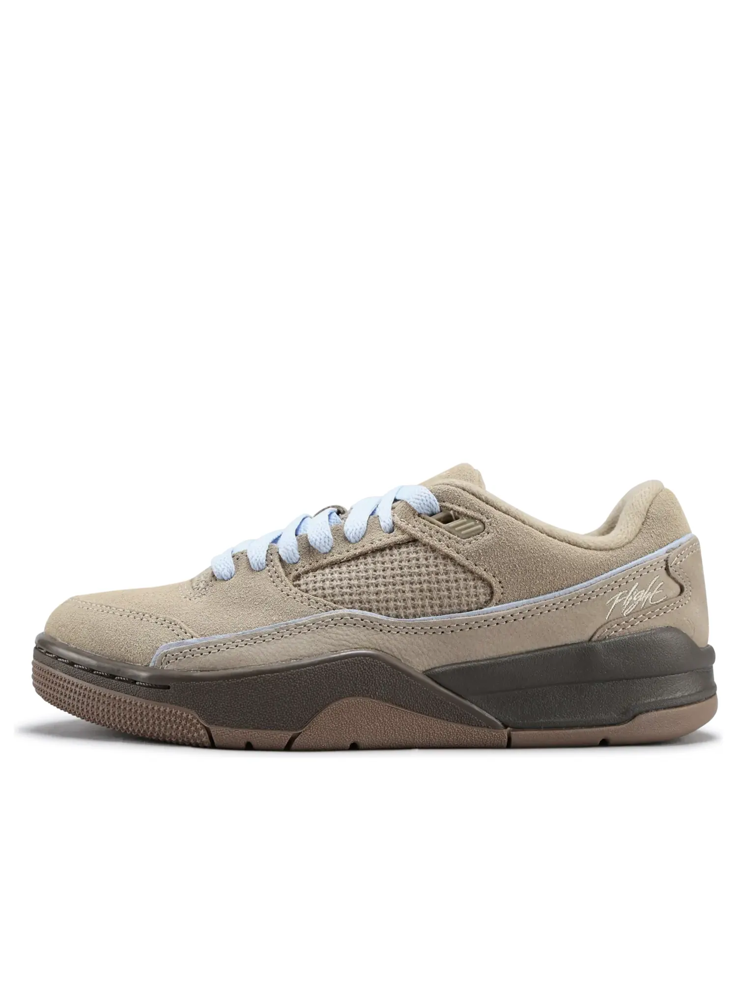 Кроссовки (WMNS) Air Jordan Flight Court 'Khaki Ironstone Hydrogen Blue' — изображение 1 из 7, коричневый
