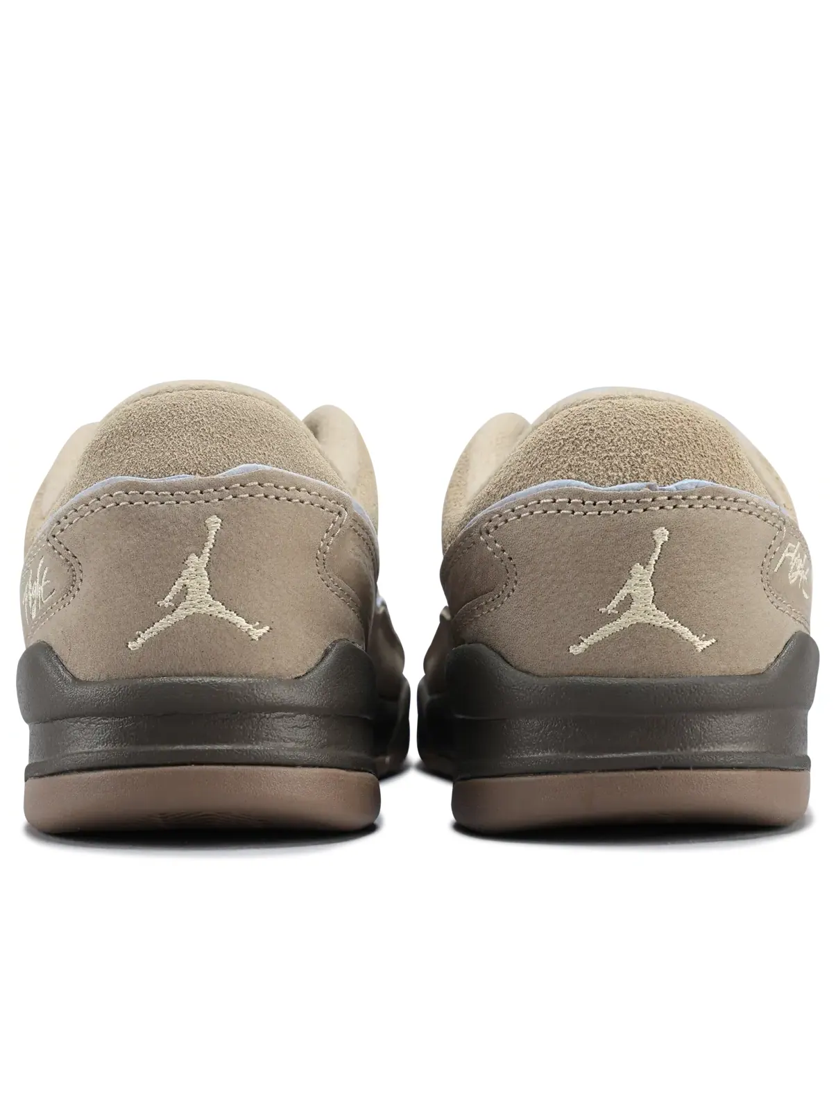 Кроссовки (WMNS) Air Jordan Flight Court 'Khaki Ironstone Hydrogen Blue' — изображение 3 из 7, коричневый