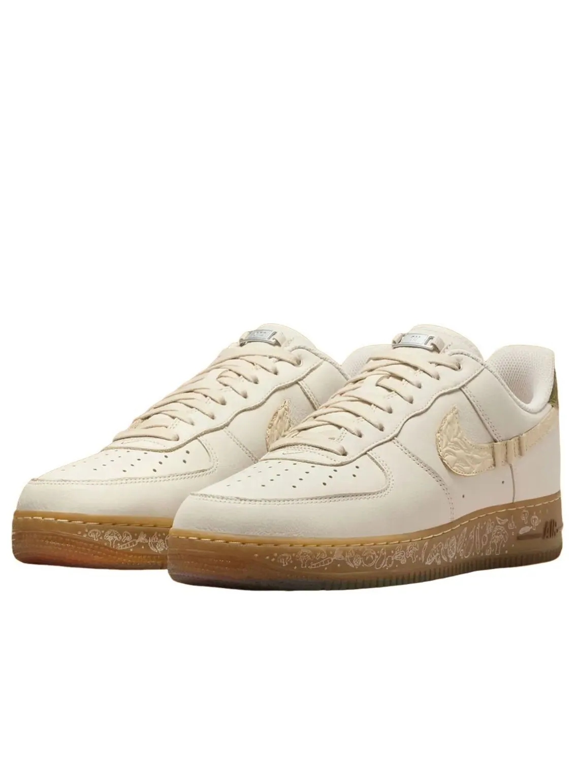 Кроссовки Nike Air Force 1 Low 'Doernbecher' — изображение 2 из 5, белый/белый