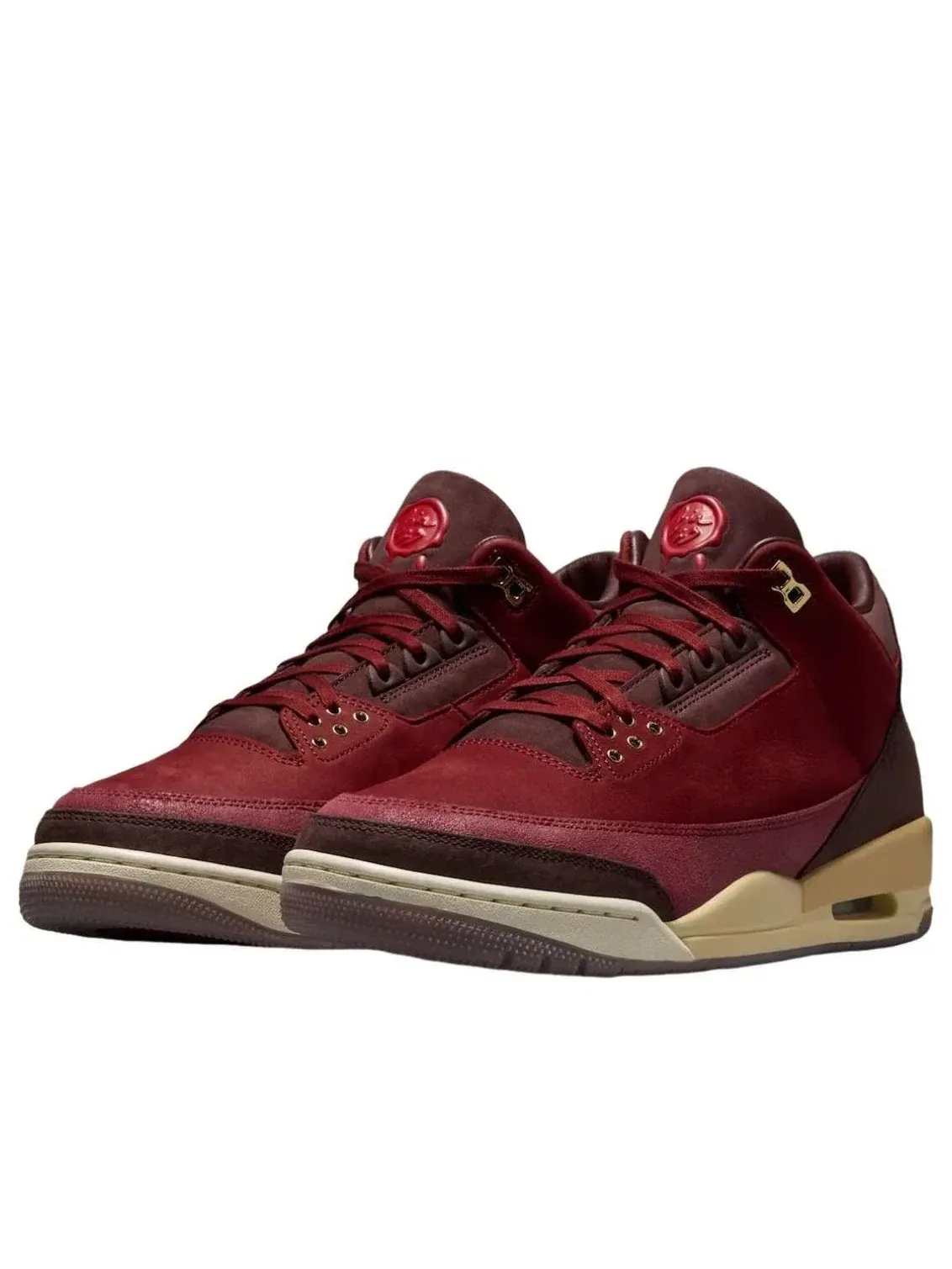 Кроссовки Air Jordan 3 OG 'Bin 23' IO7744-600 — изображение 2 из 5, бордовый