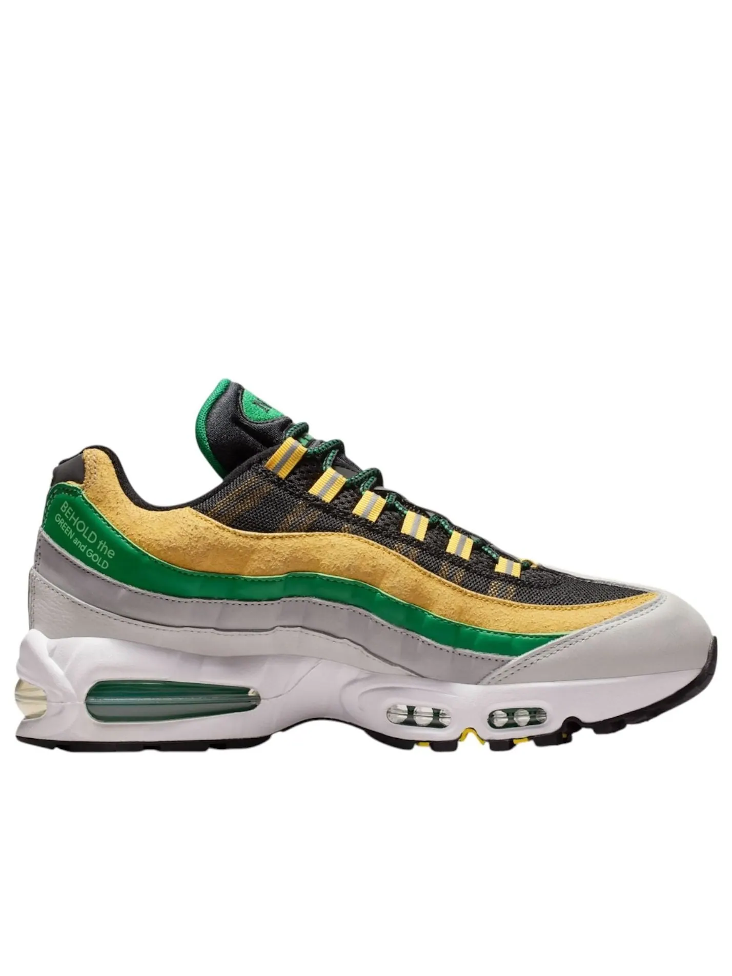 Кроссовки Nike Air Max 95 'Norfolk State' — изображение 2 из 6, зеленый