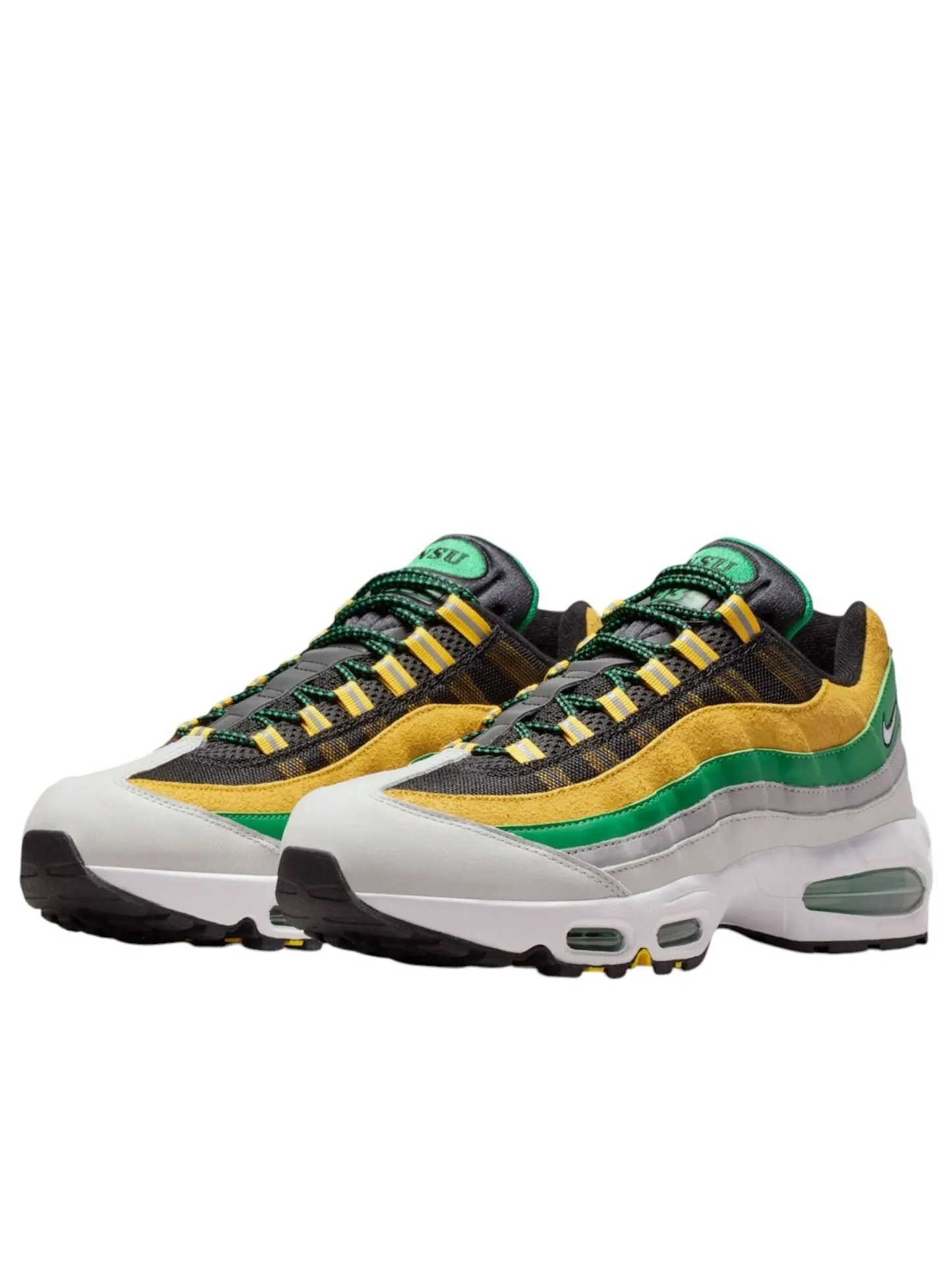 Кроссовки Nike Air Max 95 'Norfolk State' — изображение 3 из 6, зеленый