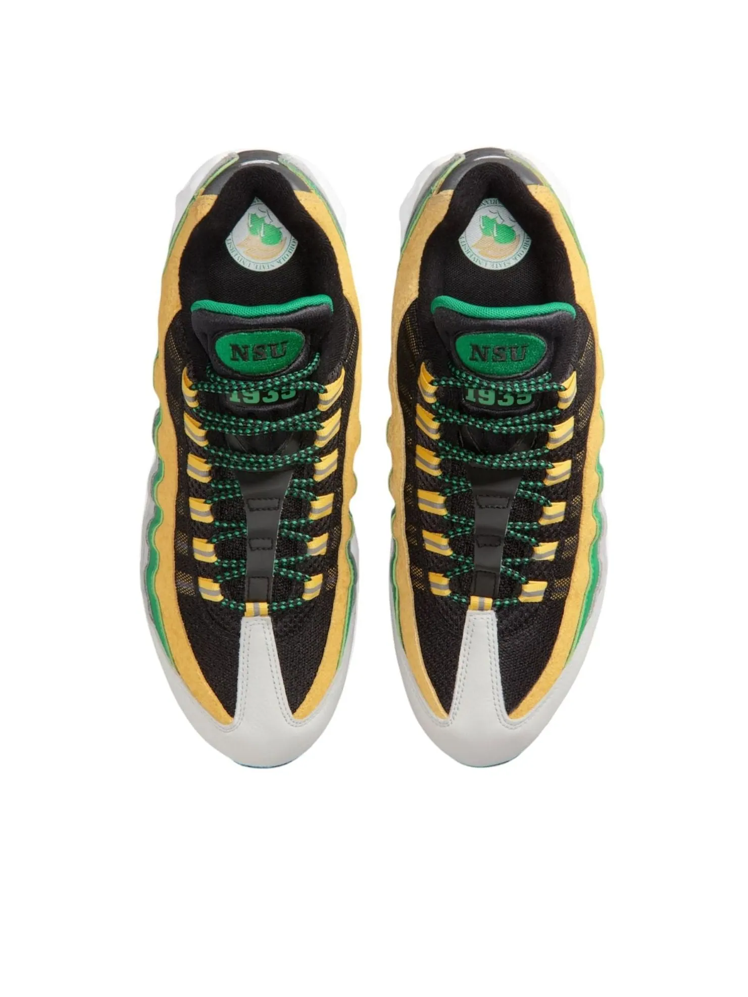 Кроссовки Nike Air Max 95 'Norfolk State' — изображение 4 из 6, зеленый