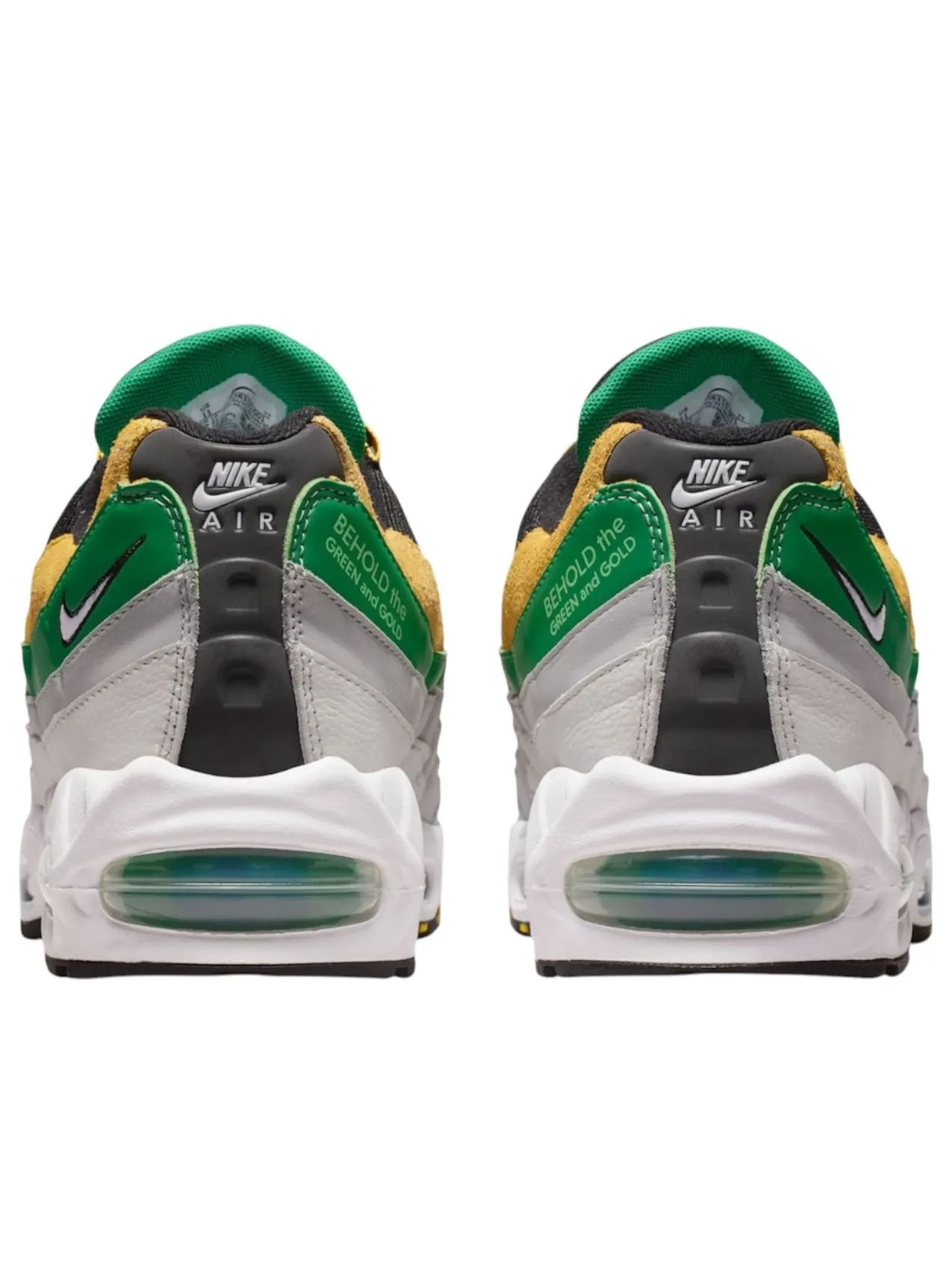 Кроссовки Nike Air Max 95 'Norfolk State' — изображение 5 из 6, зеленый