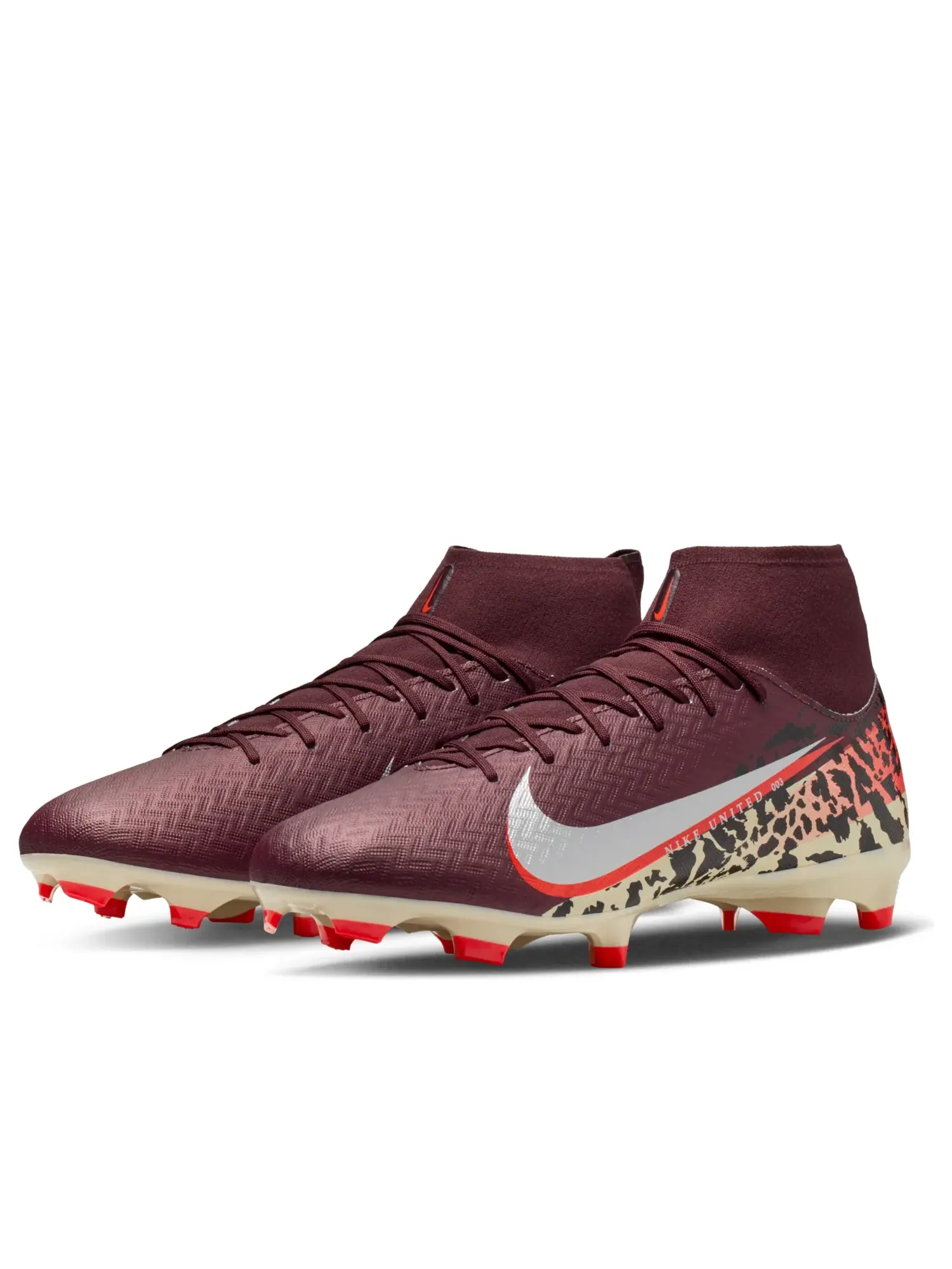 Кроссовки Nike Mercurial Superfly 10 Academy MG 'United 003 Pack' — изображение 4 из 7, бордовый