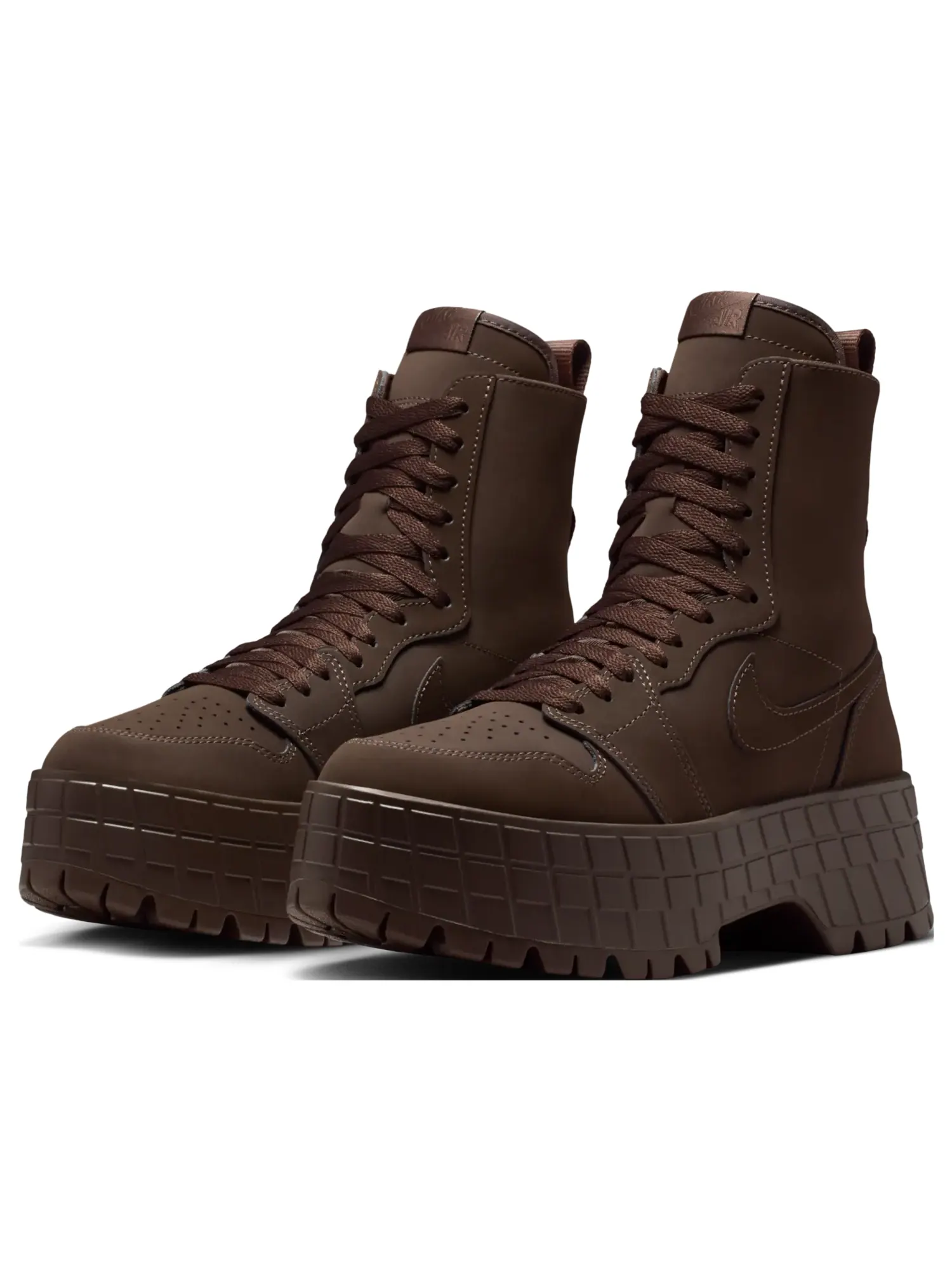 Кроссовки (WMNS) Air Jordan 1 High Brooklyn 'Baroque Brown' — изображение 3 из 7, коричневый