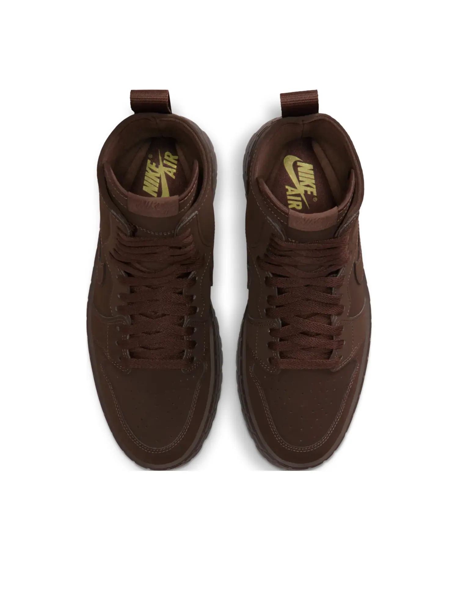 Кроссовки (WMNS) Air Jordan 1 High Brooklyn 'Baroque Brown' — изображение 4 из 7, коричневый