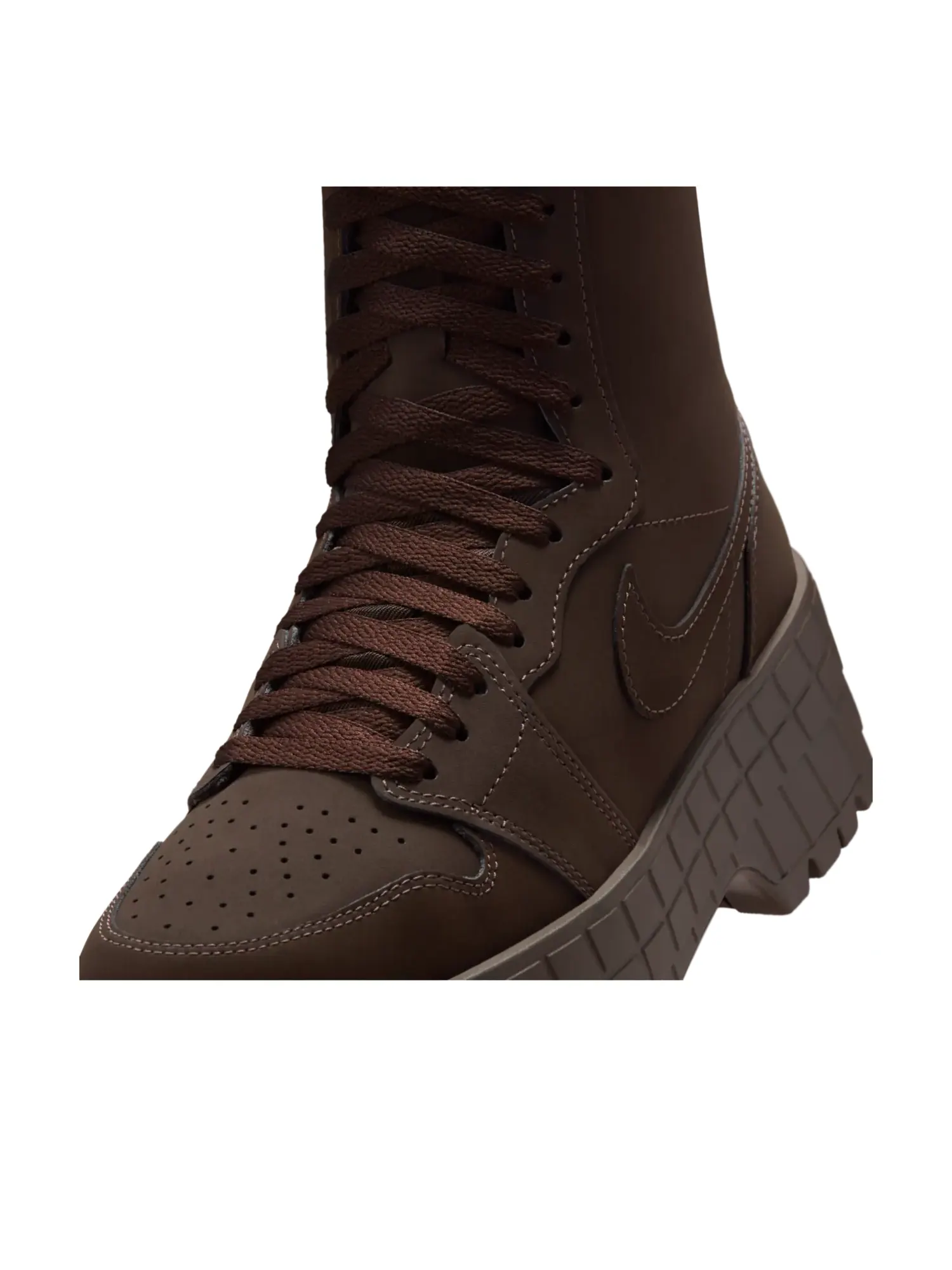 Кроссовки (WMNS) Air Jordan 1 High Brooklyn 'Baroque Brown' — изображение 7 из 7, коричневый